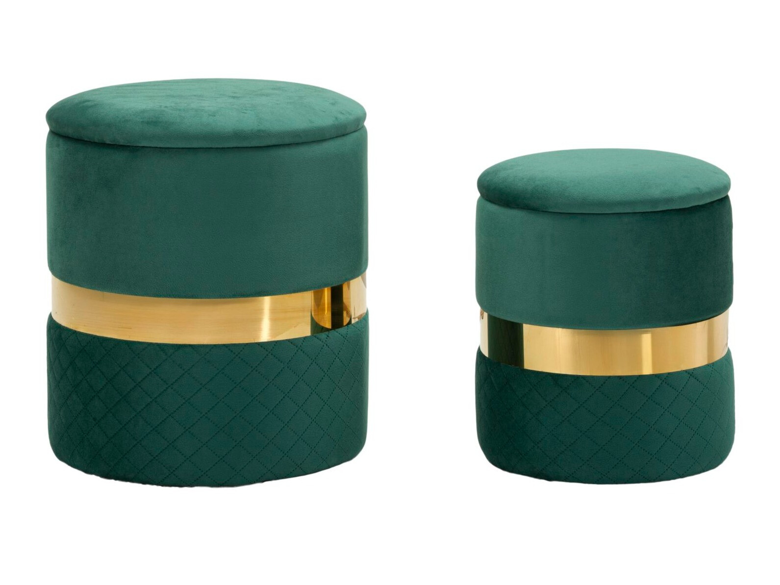 Set de tabureți tapițați Farmington 236 (Verde)