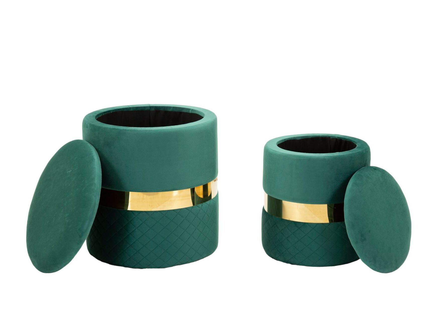 Set de tabureți tapițați Farmington 236 (Verde)