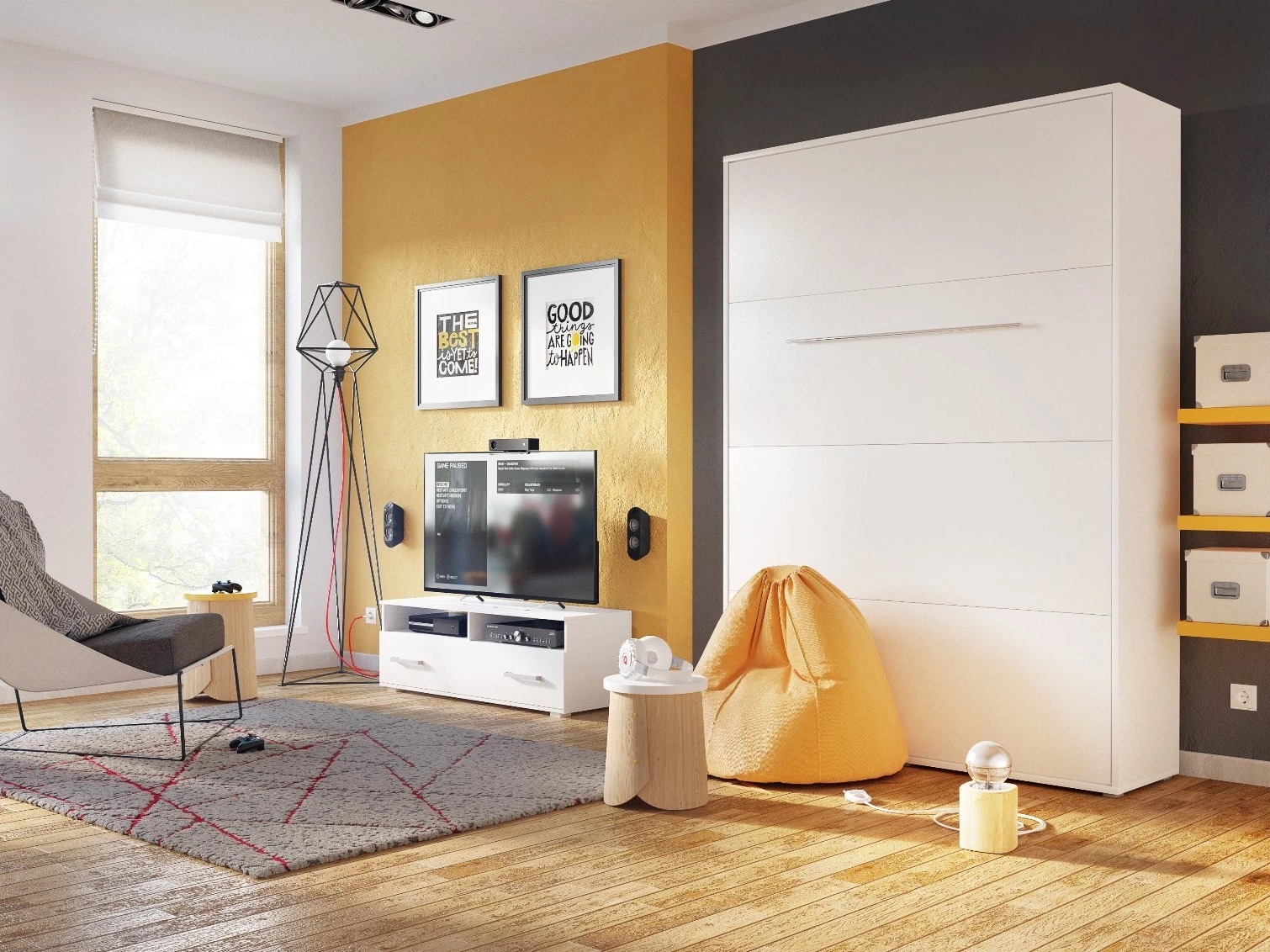 Pat rabatabil Concept Pro Lenart III (Alb)
