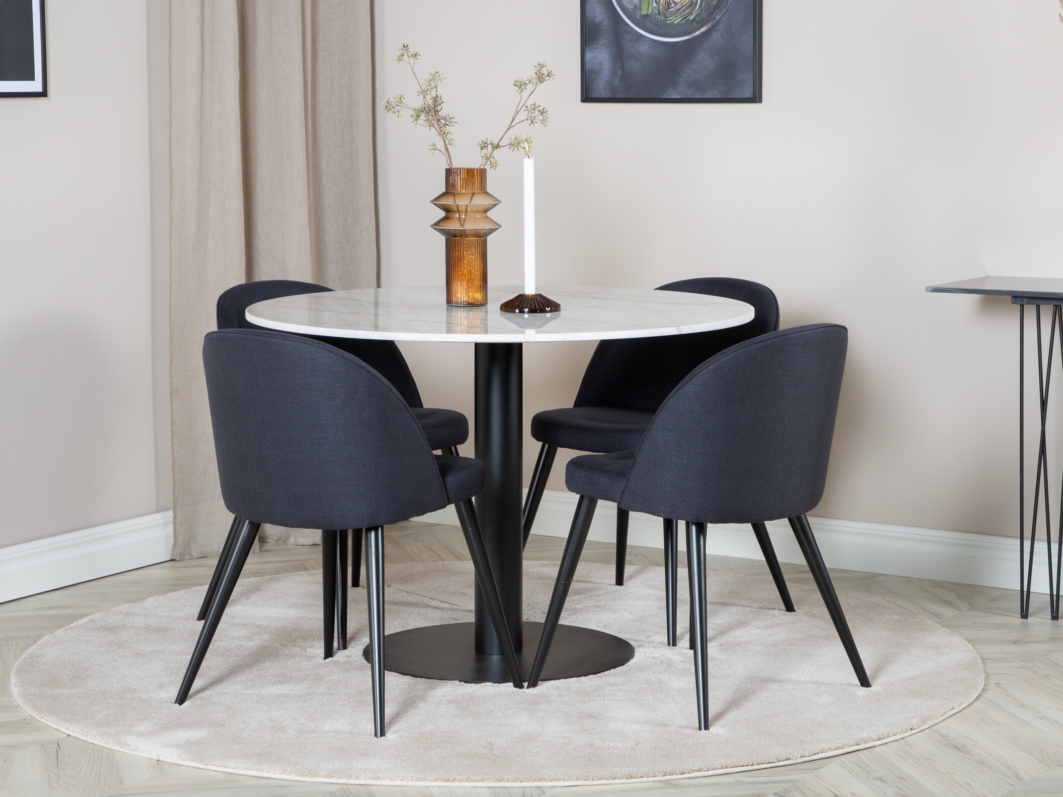 Set de mese Dallas 2572 (Negru)