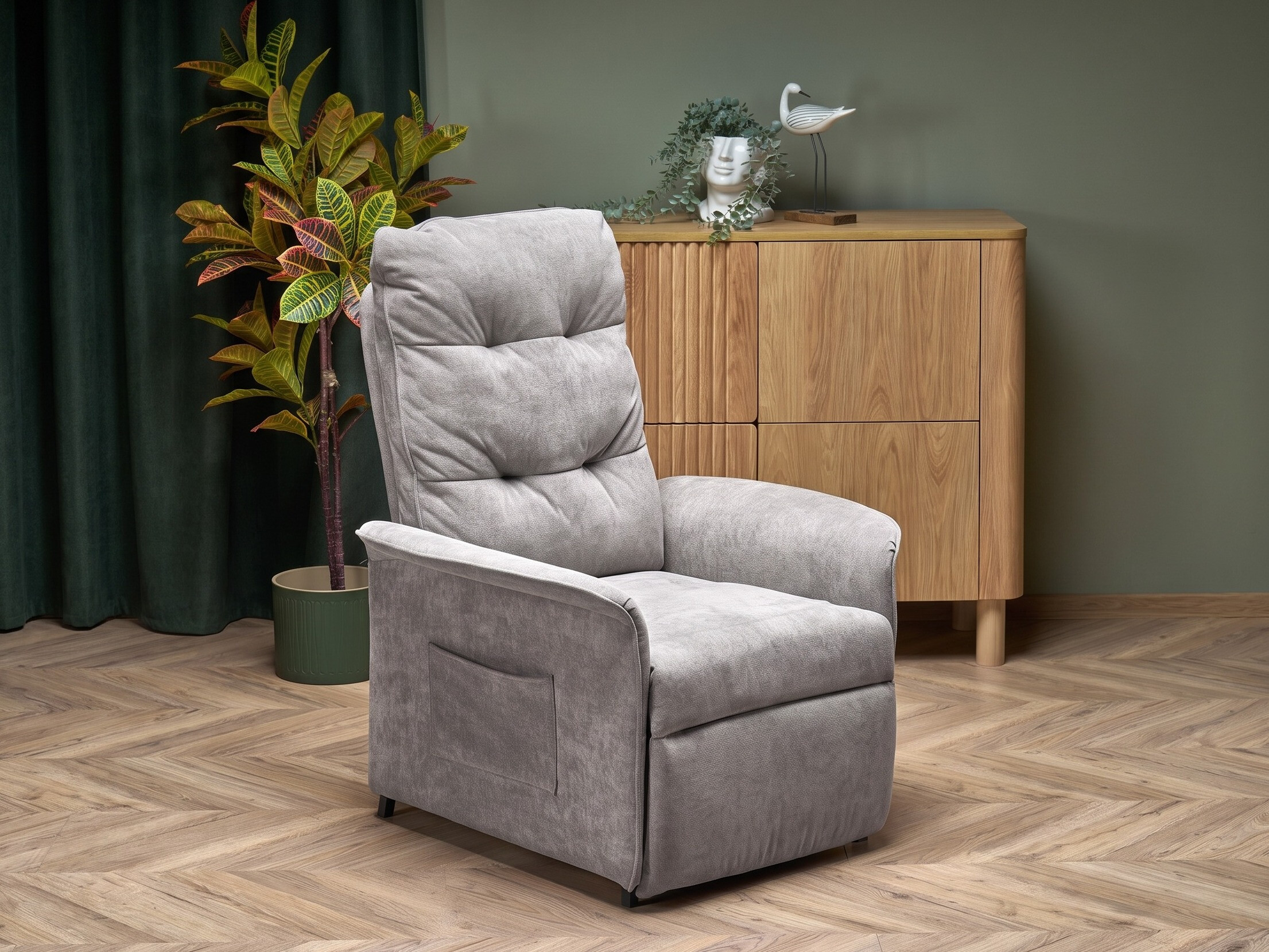 Fotoliu recliner Houston 2171 (Gri)