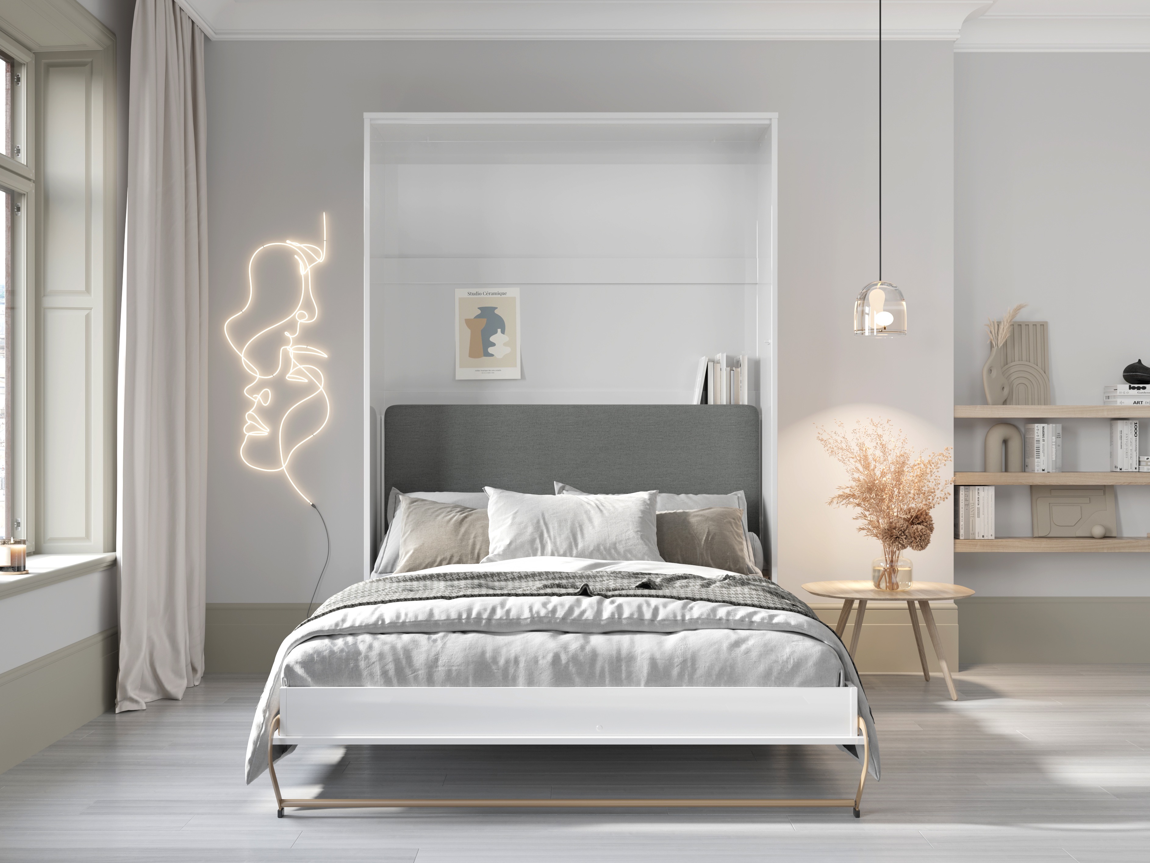 Pat rabatabil Concept Pro Lenart VI (Alb + Grafit)