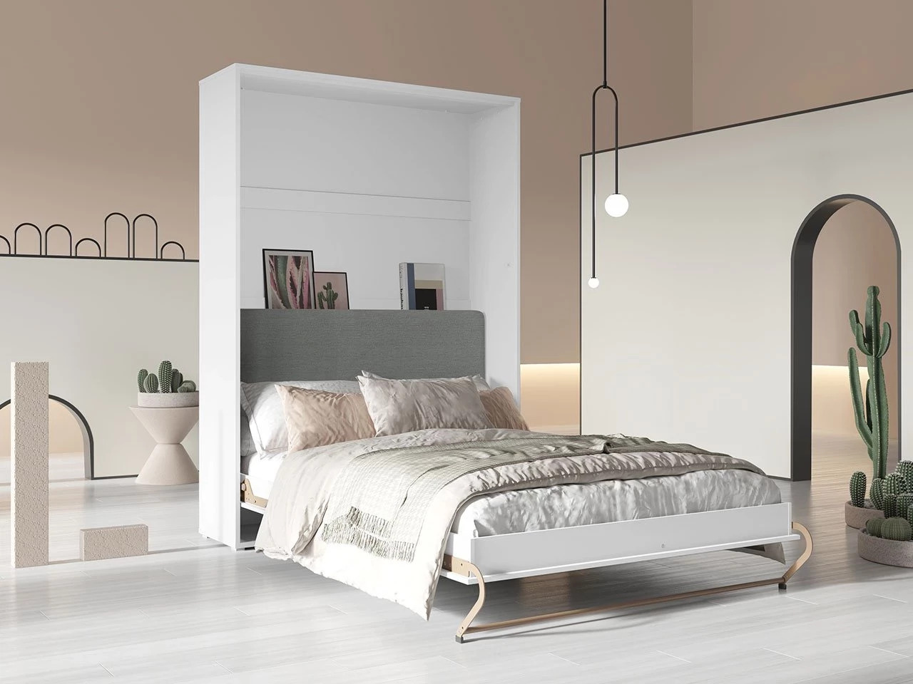Pat rabatabil Concept Pro Lenart VI (Alb + Grafit)