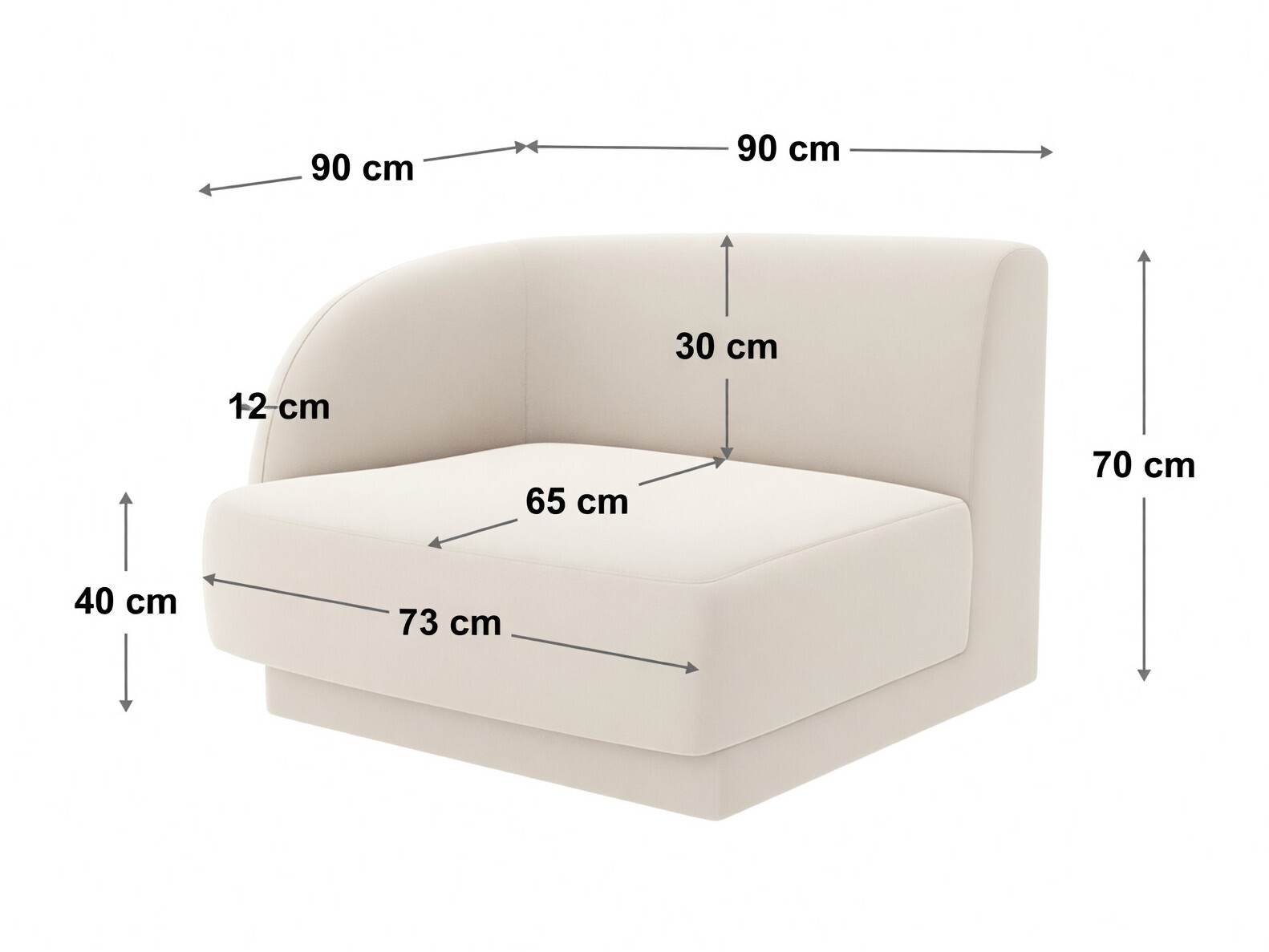 Sistem modular de șezut Tivlomi 113 (Baloo 2074)