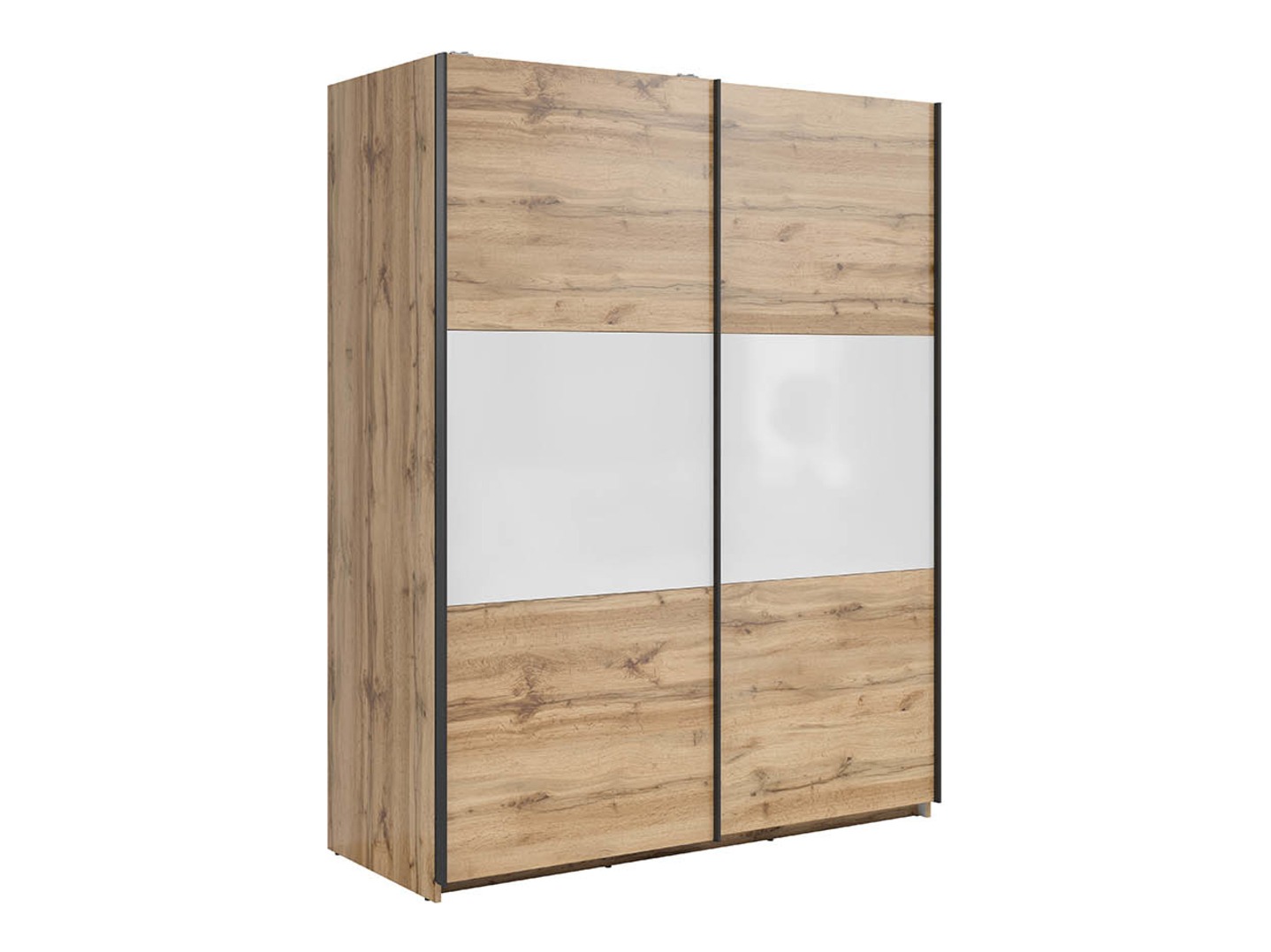 Dulap Livevaro 117 (Stejar Wotan + Alb)