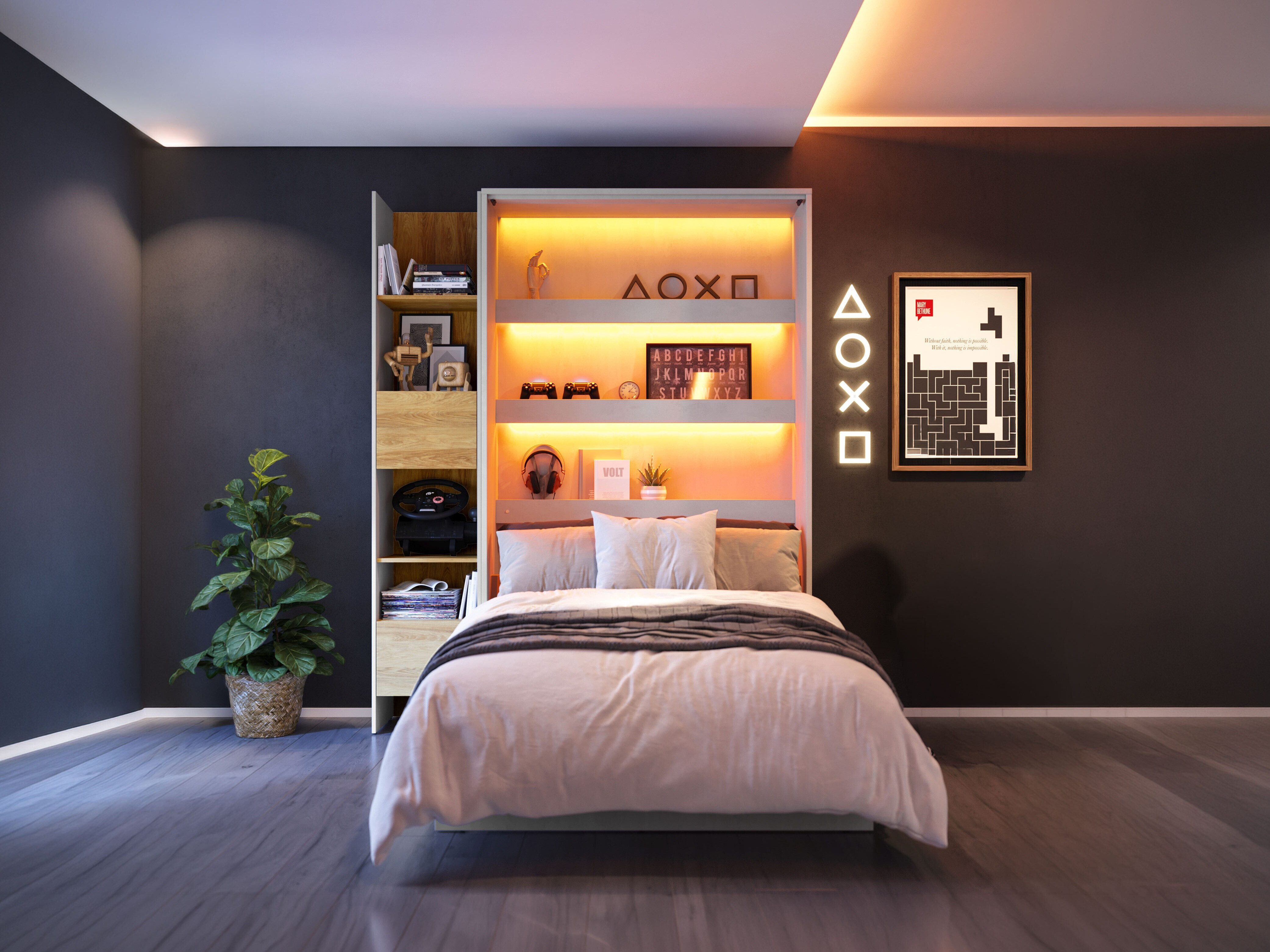 Pat rabatabil Concept Lenart I (120 x 200 cm)
