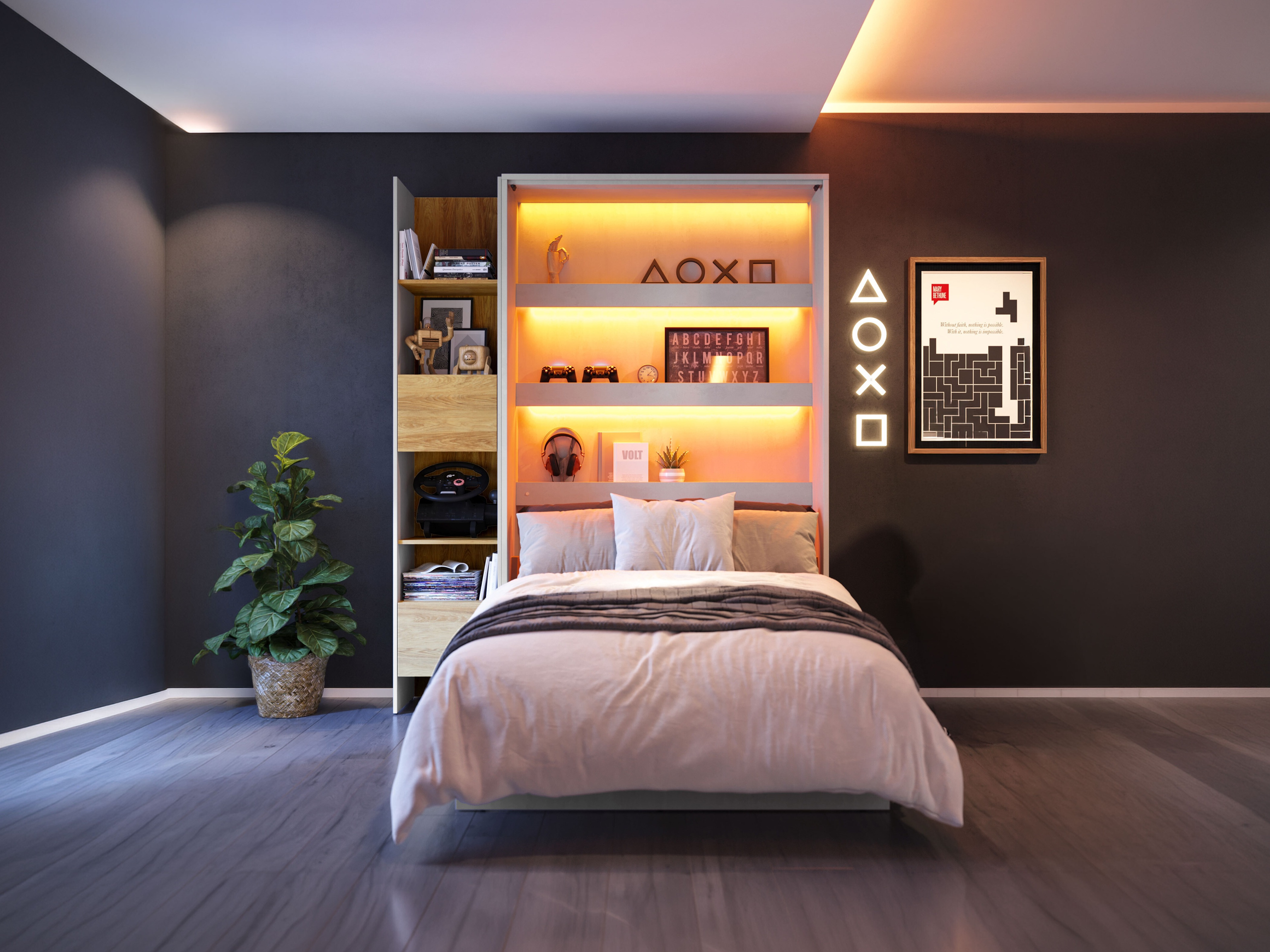 Pat rabatabil Concept Lenart I (90 x 200 cm)