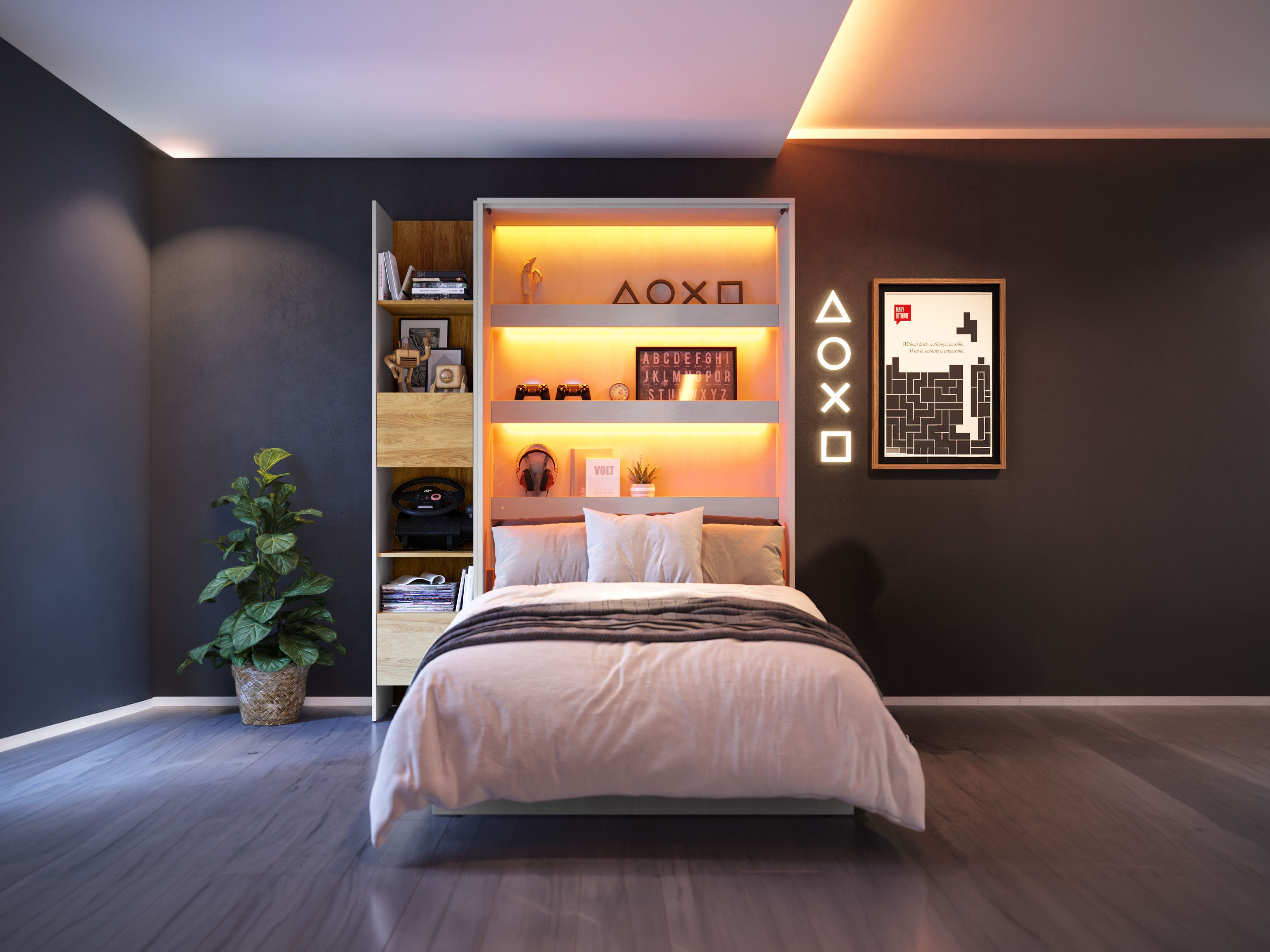 Pat rabatabil Concept Lenart I (90 x 200 cm)