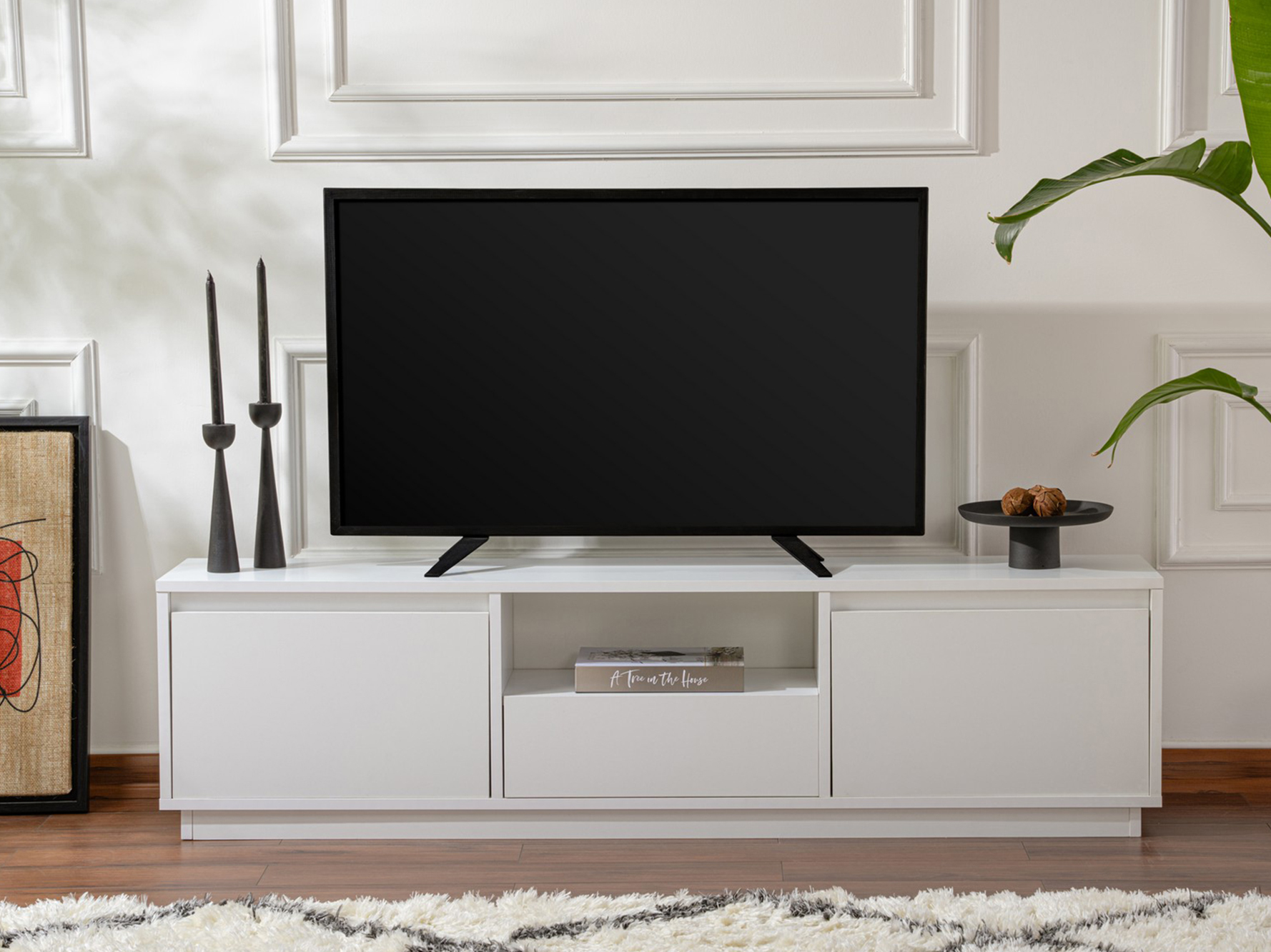 Comodă TV Novato 106 (Alb)