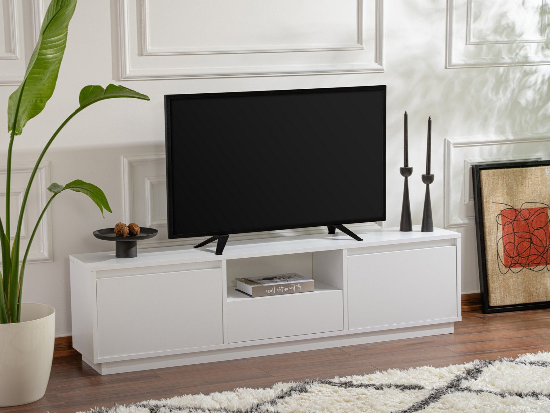 Comodă TV Novato 106 (Alb)