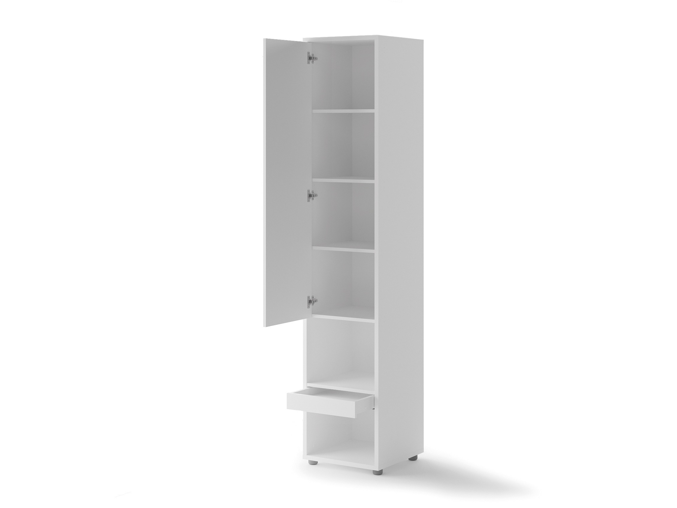 Set de mobilier Concept Lenart VI (Alb + Gri)