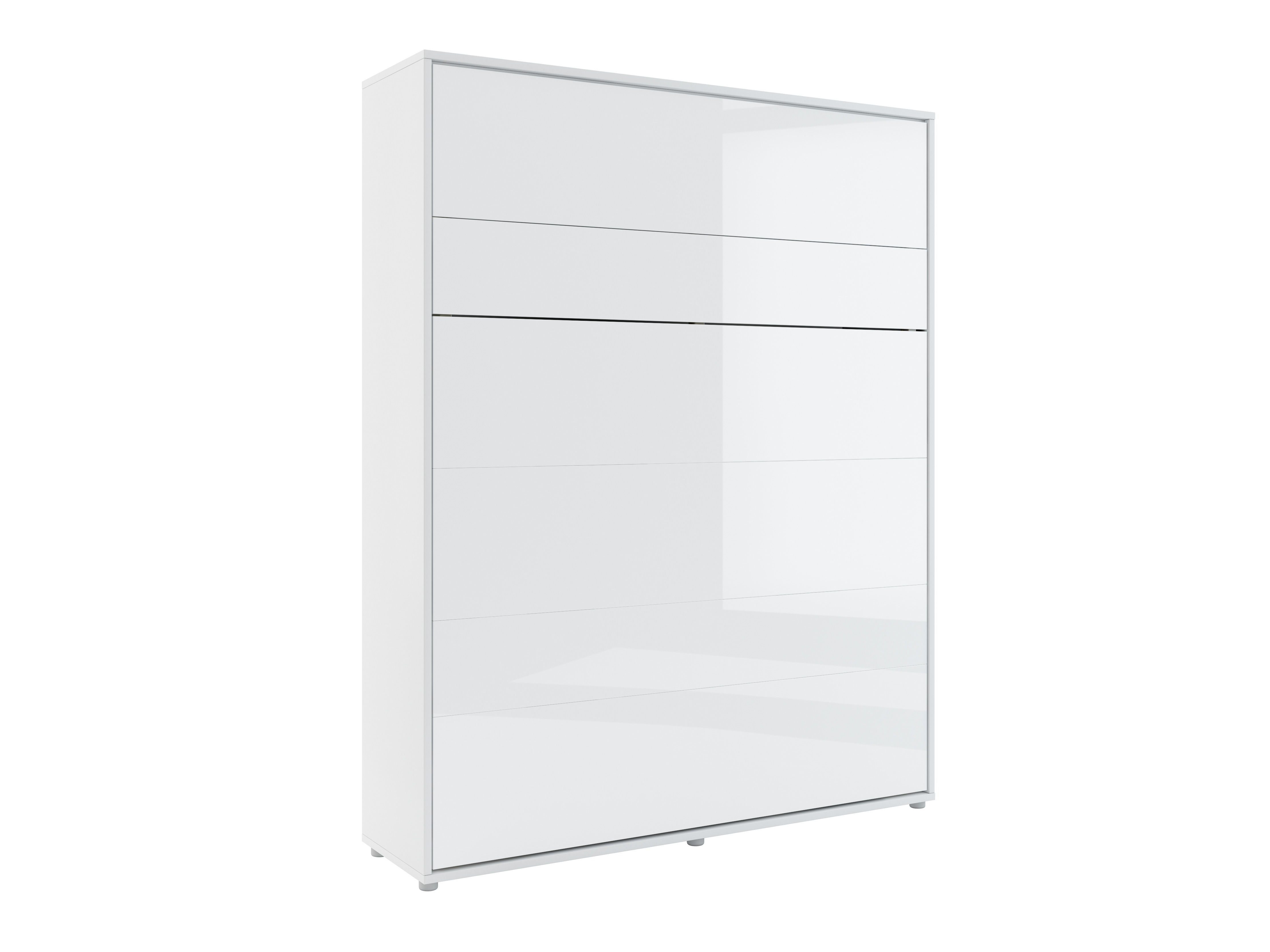 Set de mobilier Concept Lenart VI (Alb lucios + Alb + Albastru)