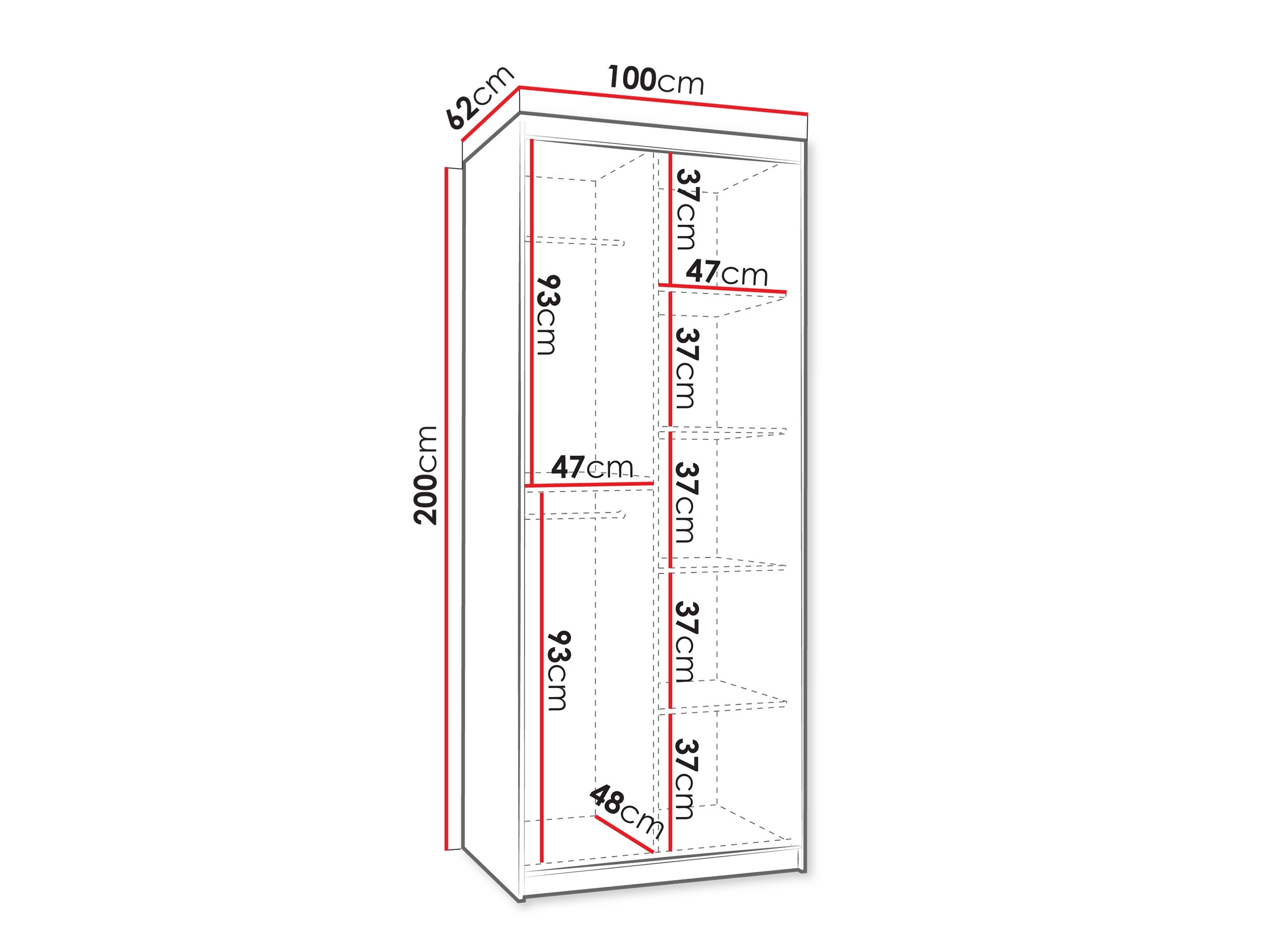 Dulap Hartford 505 (Stejar artizan)