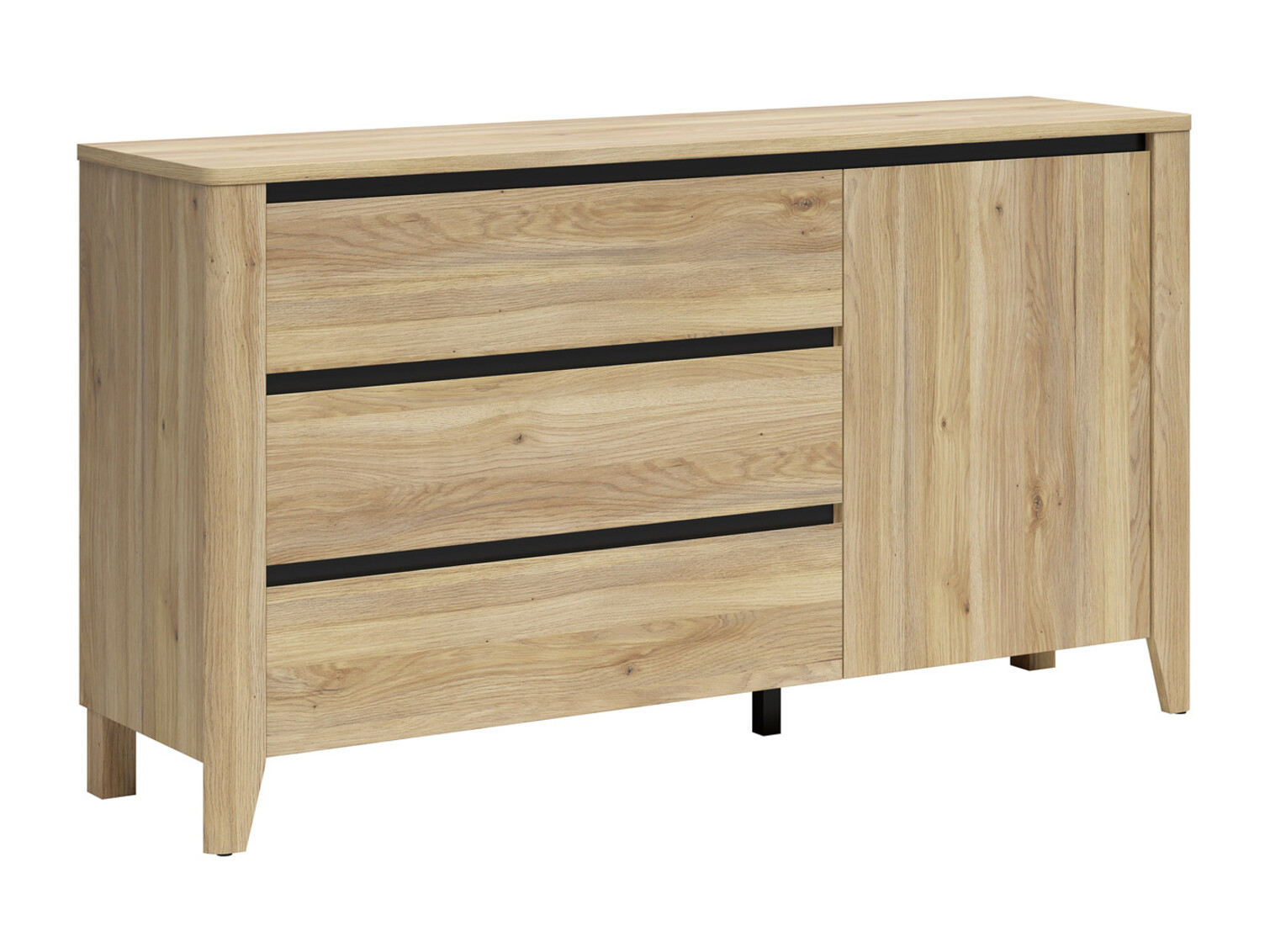 Comodă Talduno 105 (Stejar deschis)