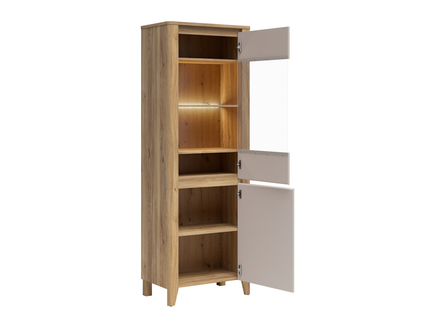 Set de living Talduno 108 (Stejar deschis + Cașmir)