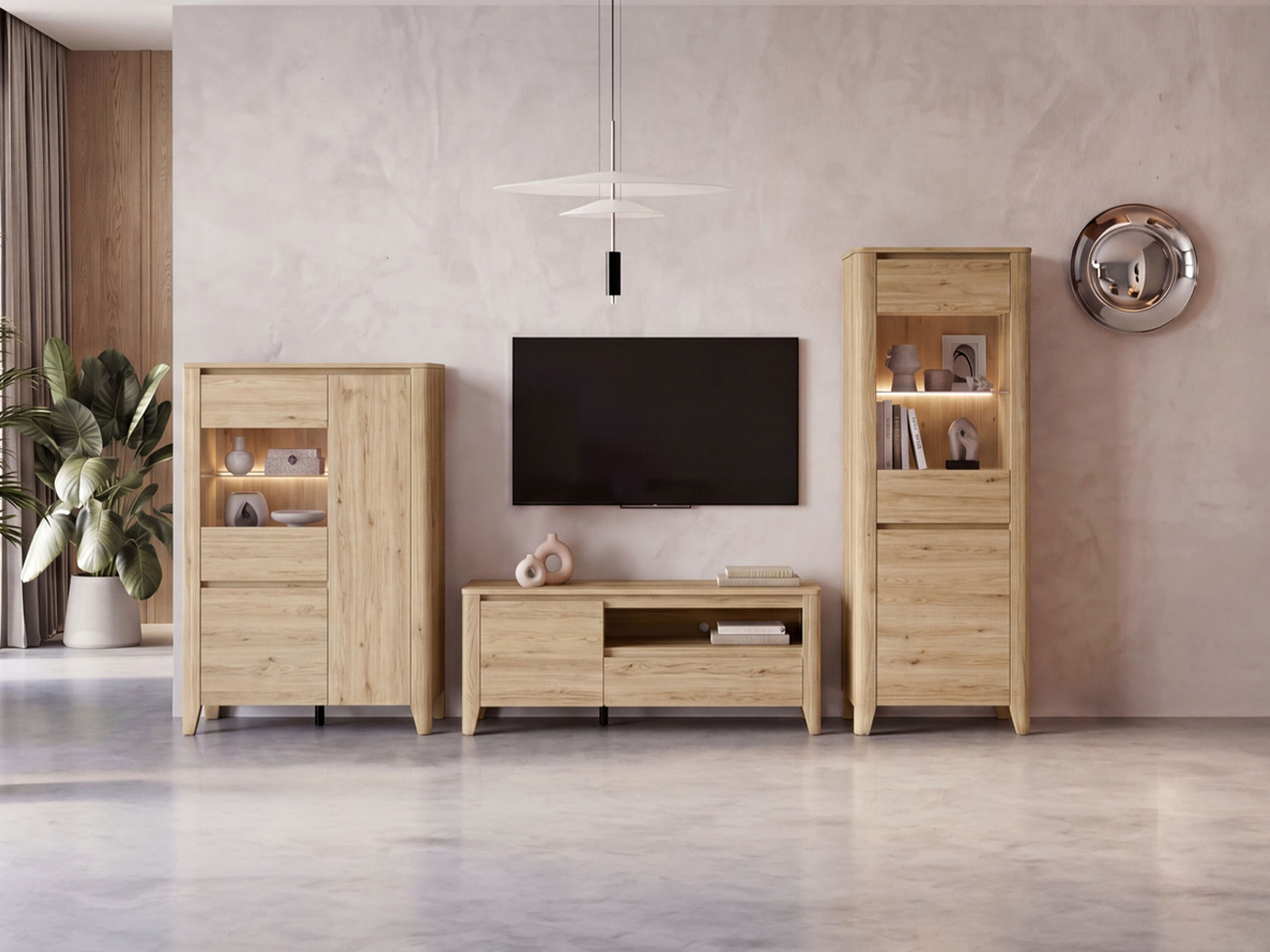 Set de living Talduno 108 (Stejar deschis)