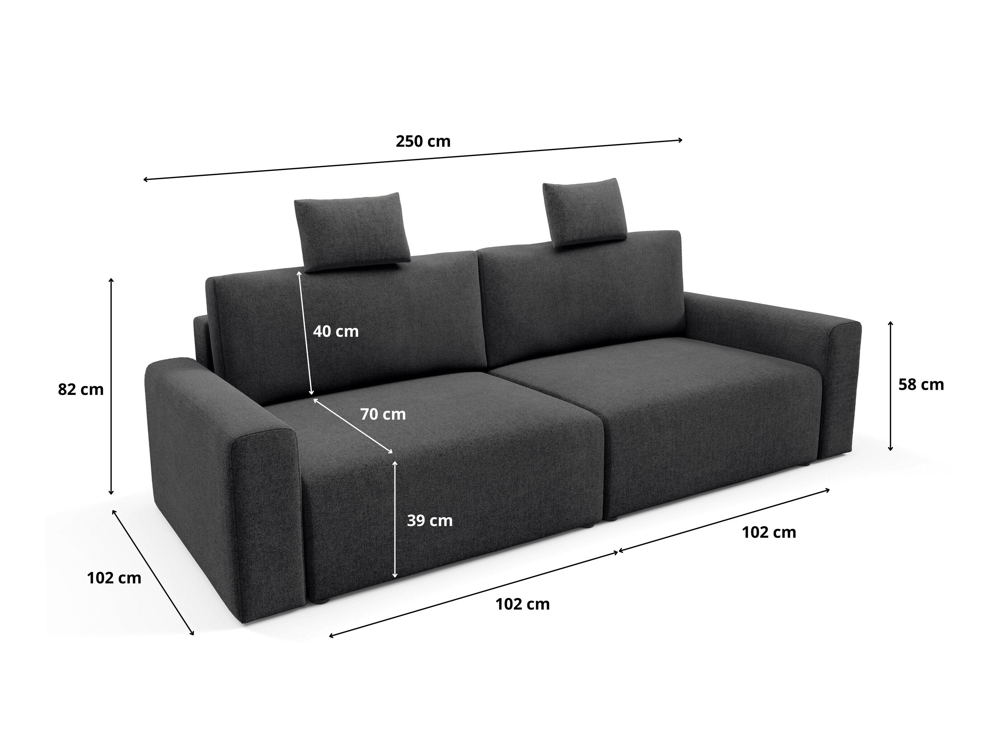 Canapea extensibilă Franklin 224 (Sicuro 80)