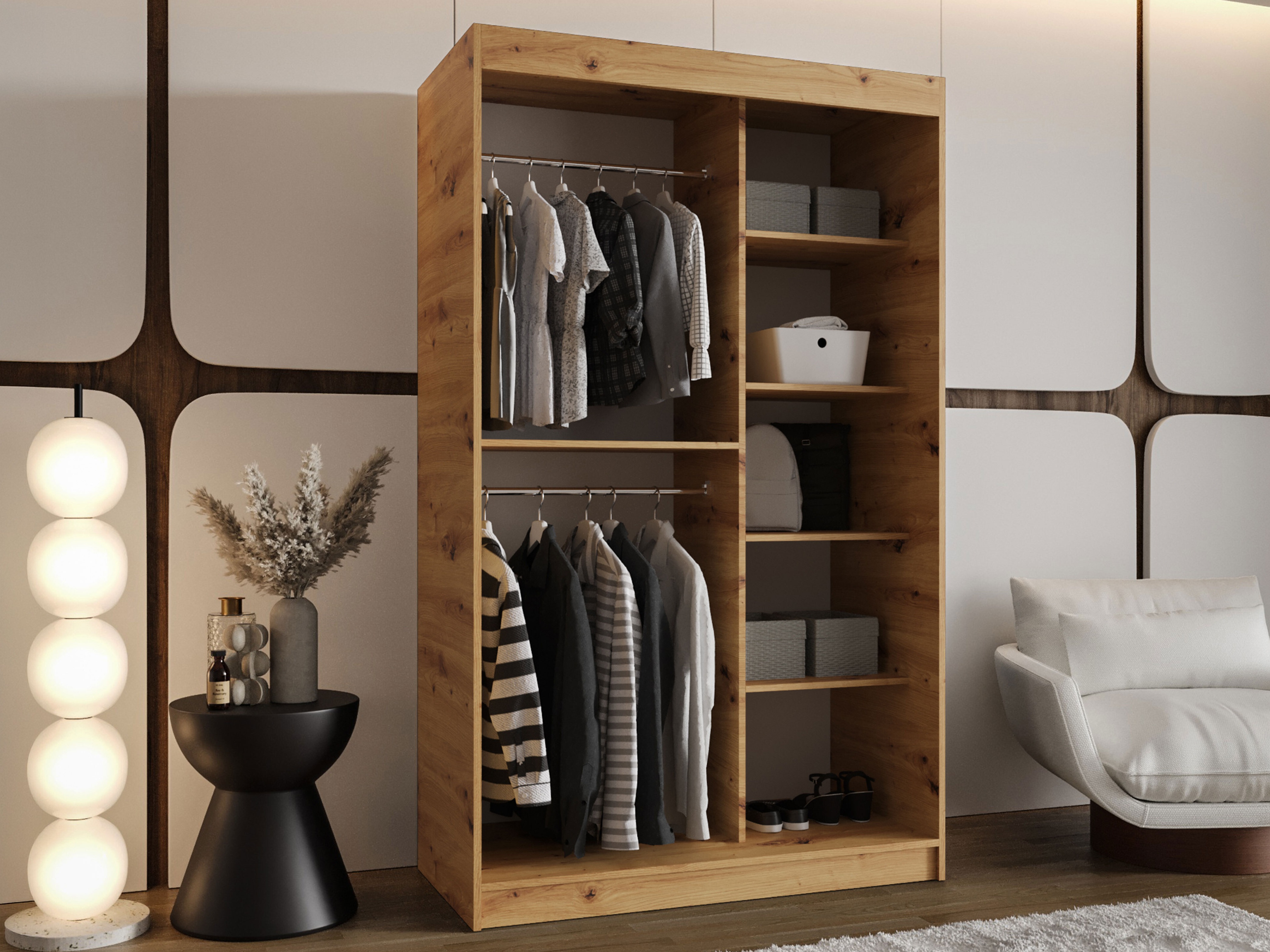 Dulap Hartford 501 (Stejar artizan)