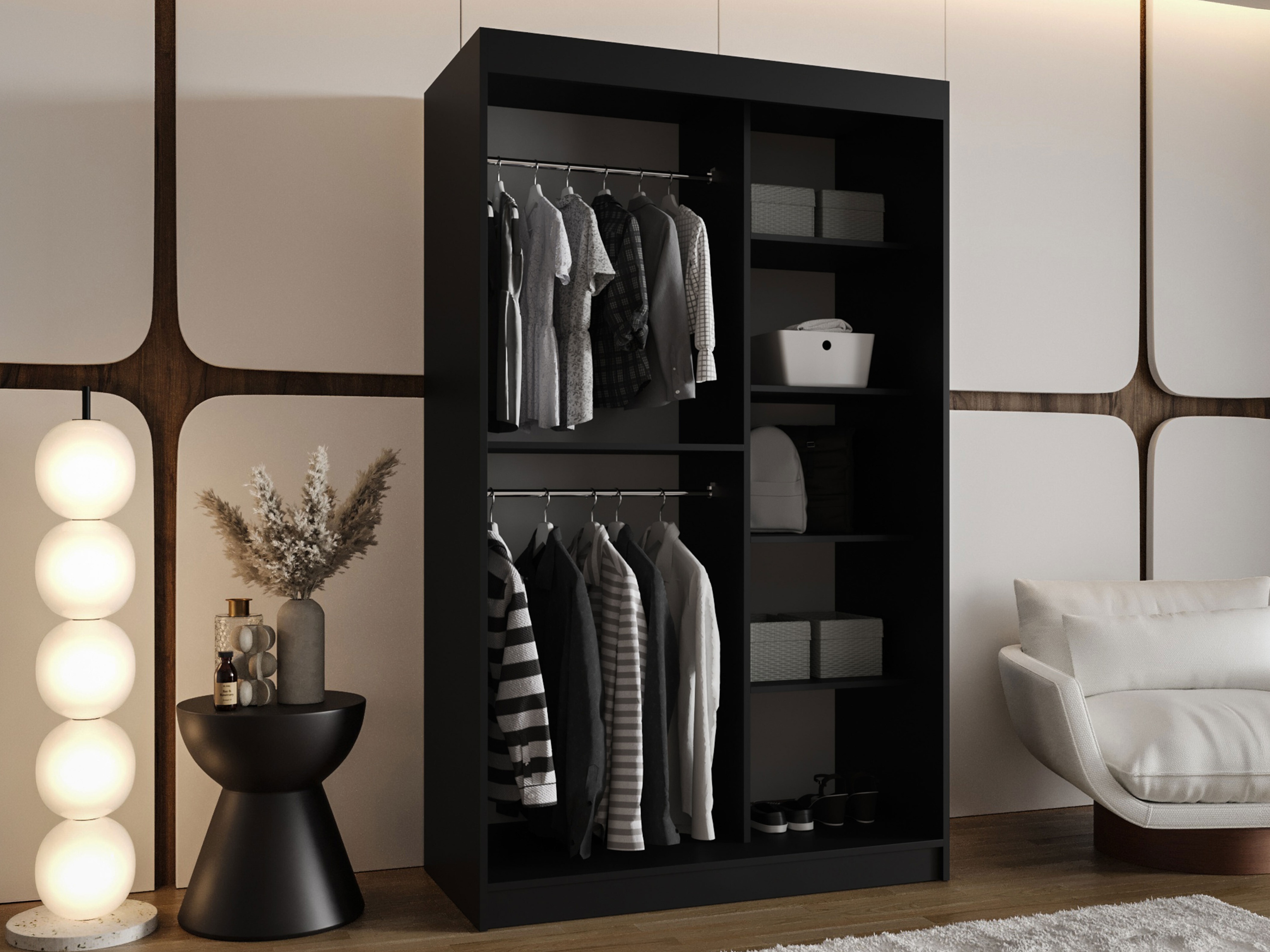 Dulap Hartford 504 (Negru)