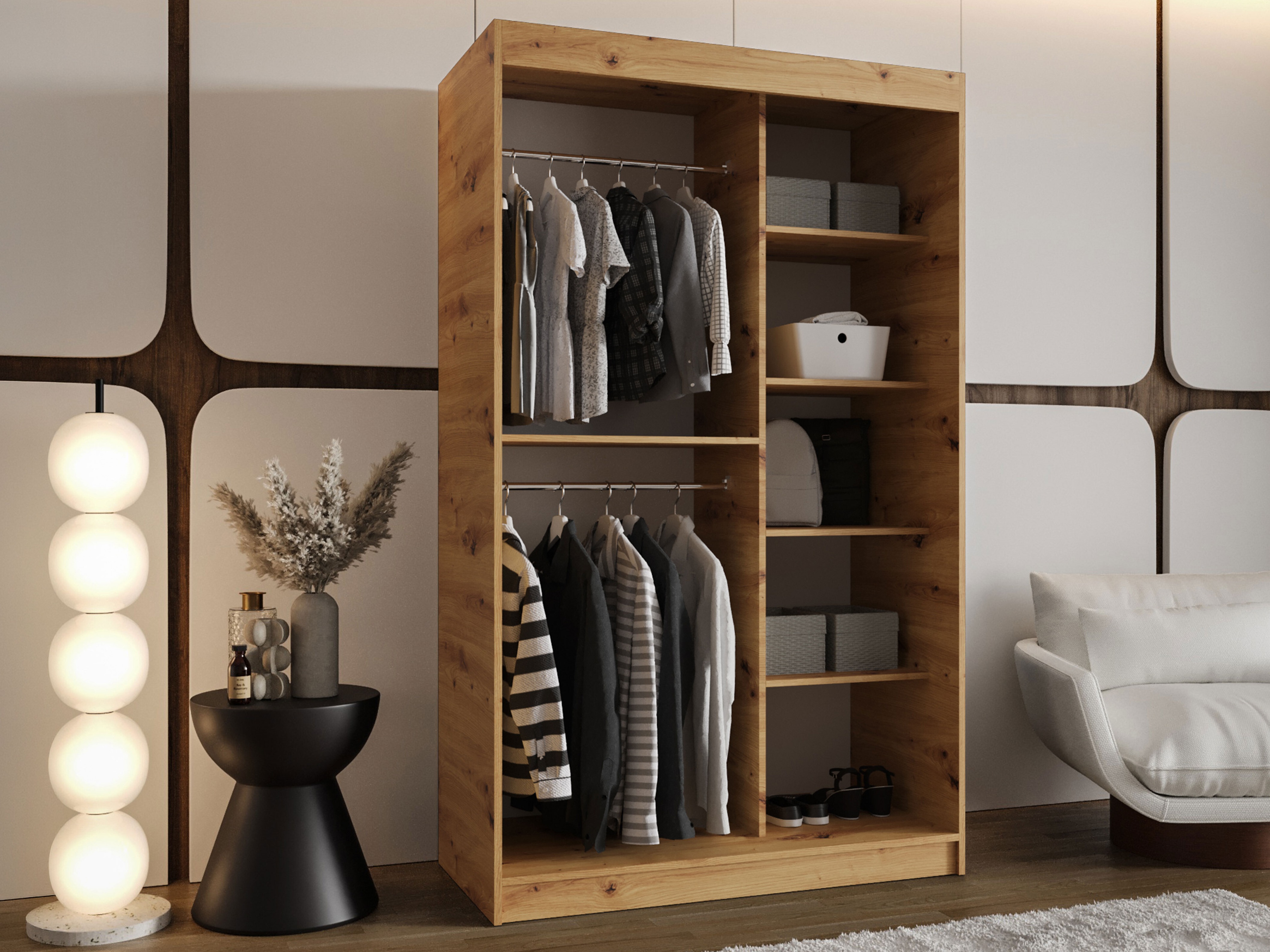 Dulap Hartford 504 (Stejar artizan)