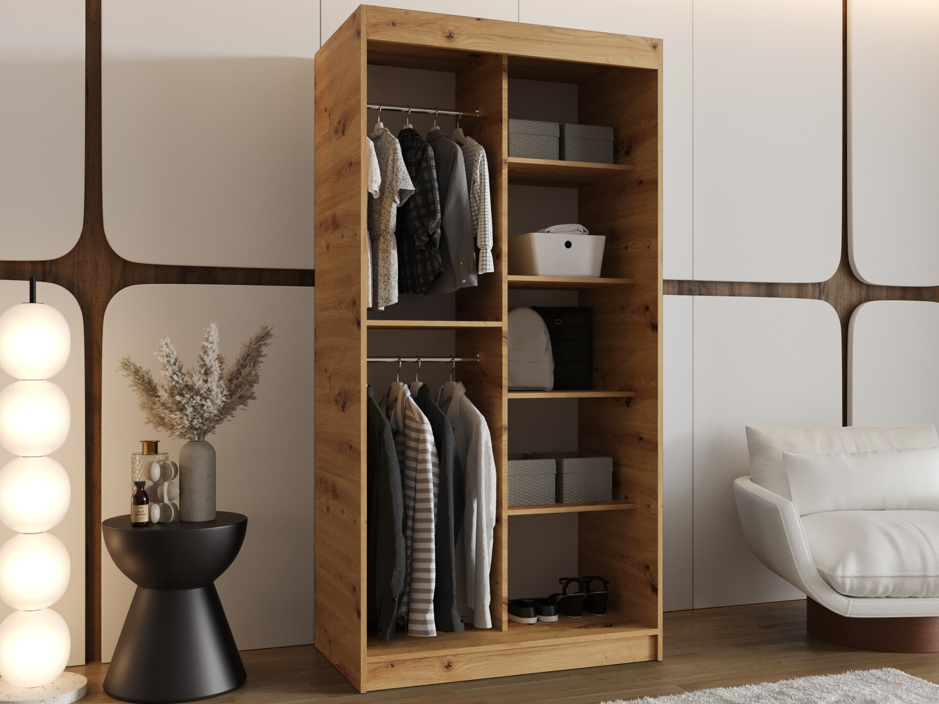 Dulap Hartford 505 (Stejar artizan)