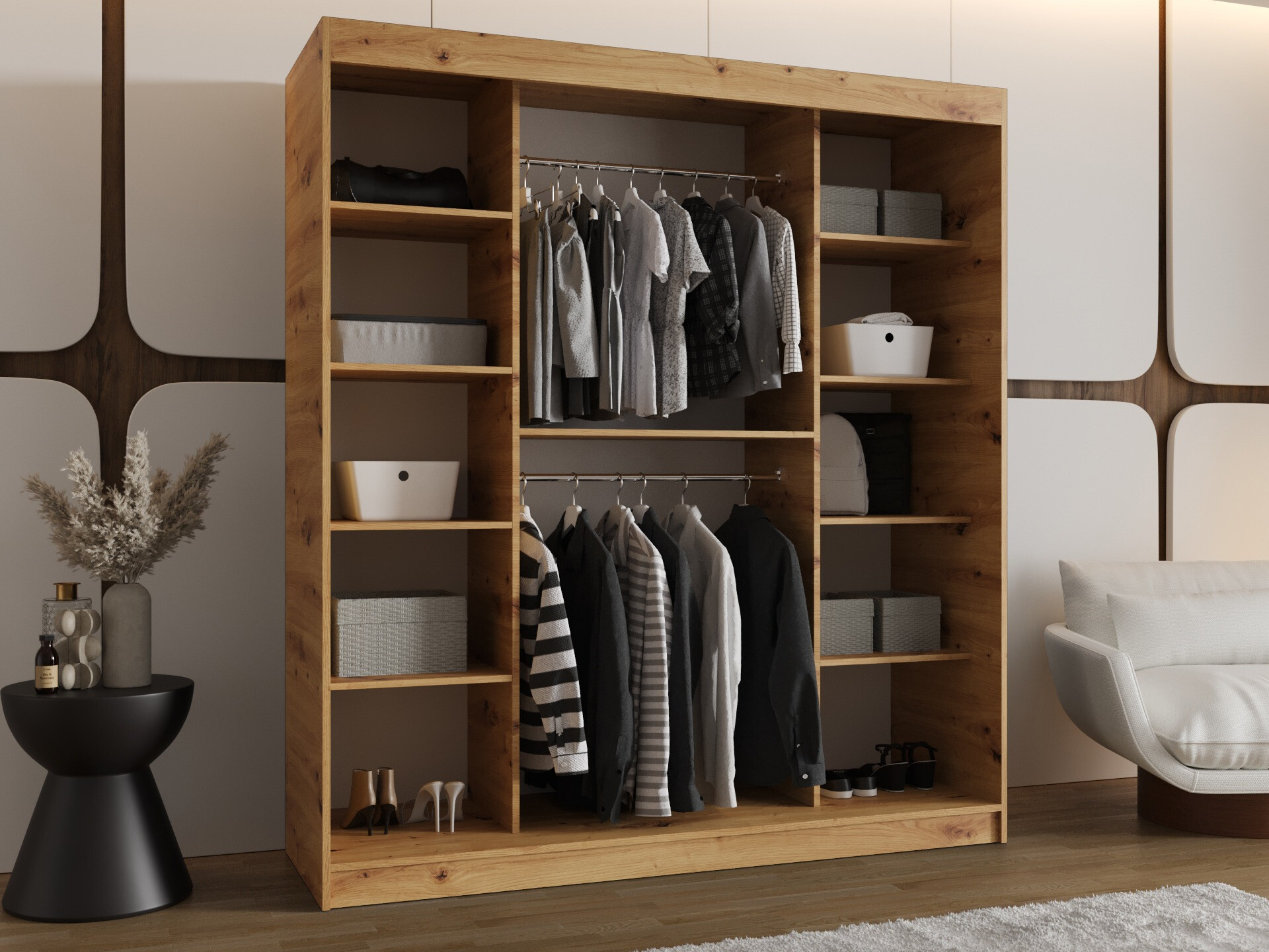 Dulap Hartford 506 (Stejar artizan)