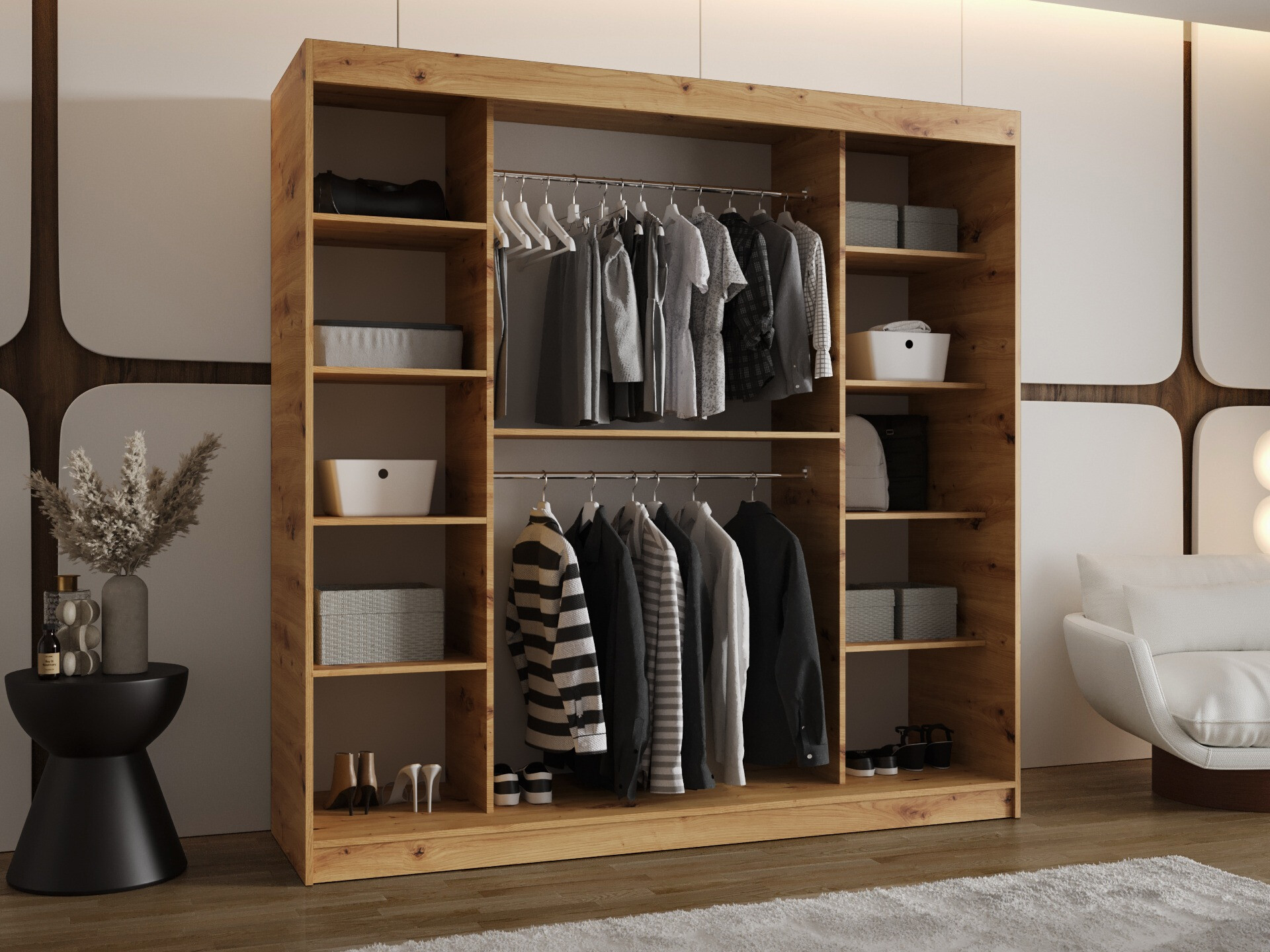 Dulap Hartford 507 (Stejar artizan)