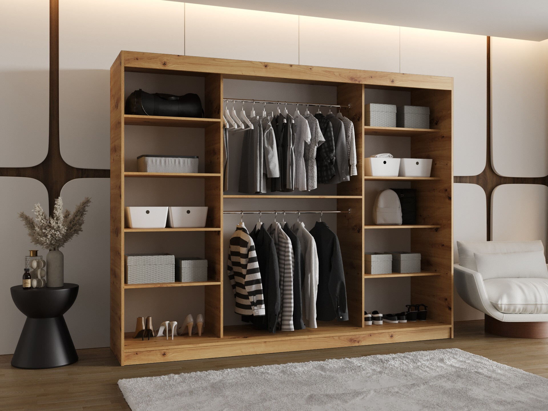 Dulap Hartford 508 (Stejar artizan)