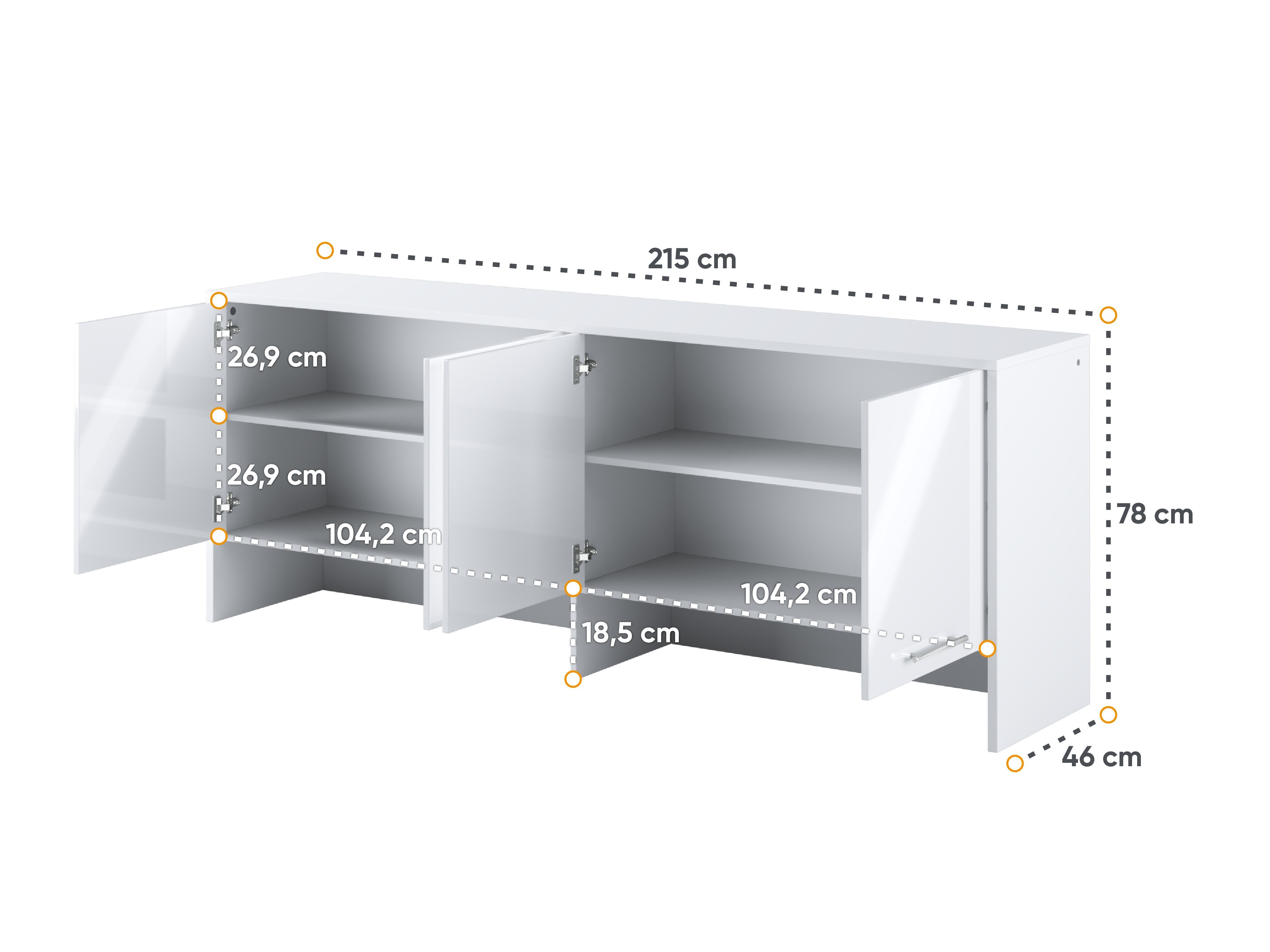 Bufet Concept Pro Lenart I (Gri)