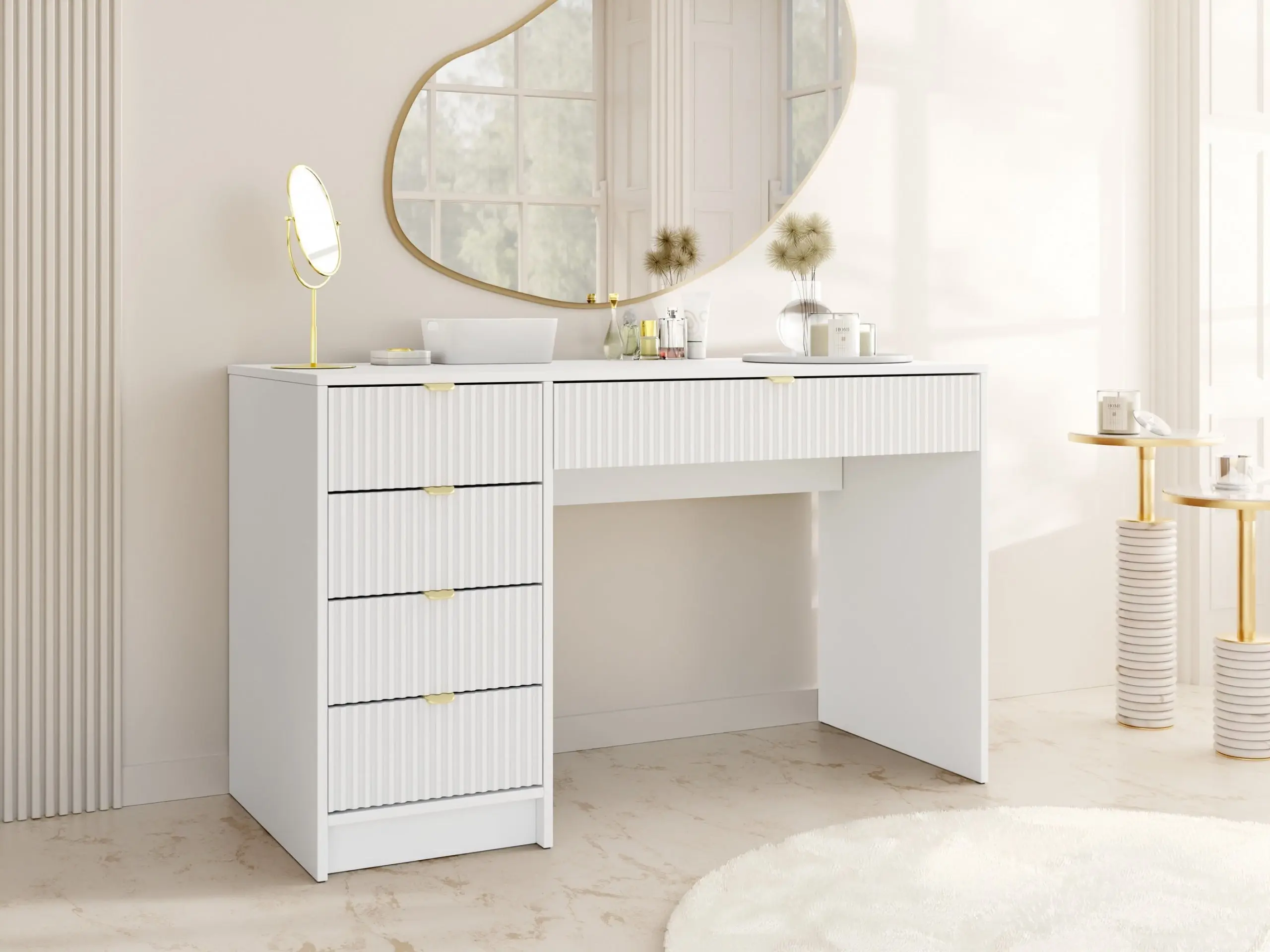 Birou Comfivo Papilio (Alb)