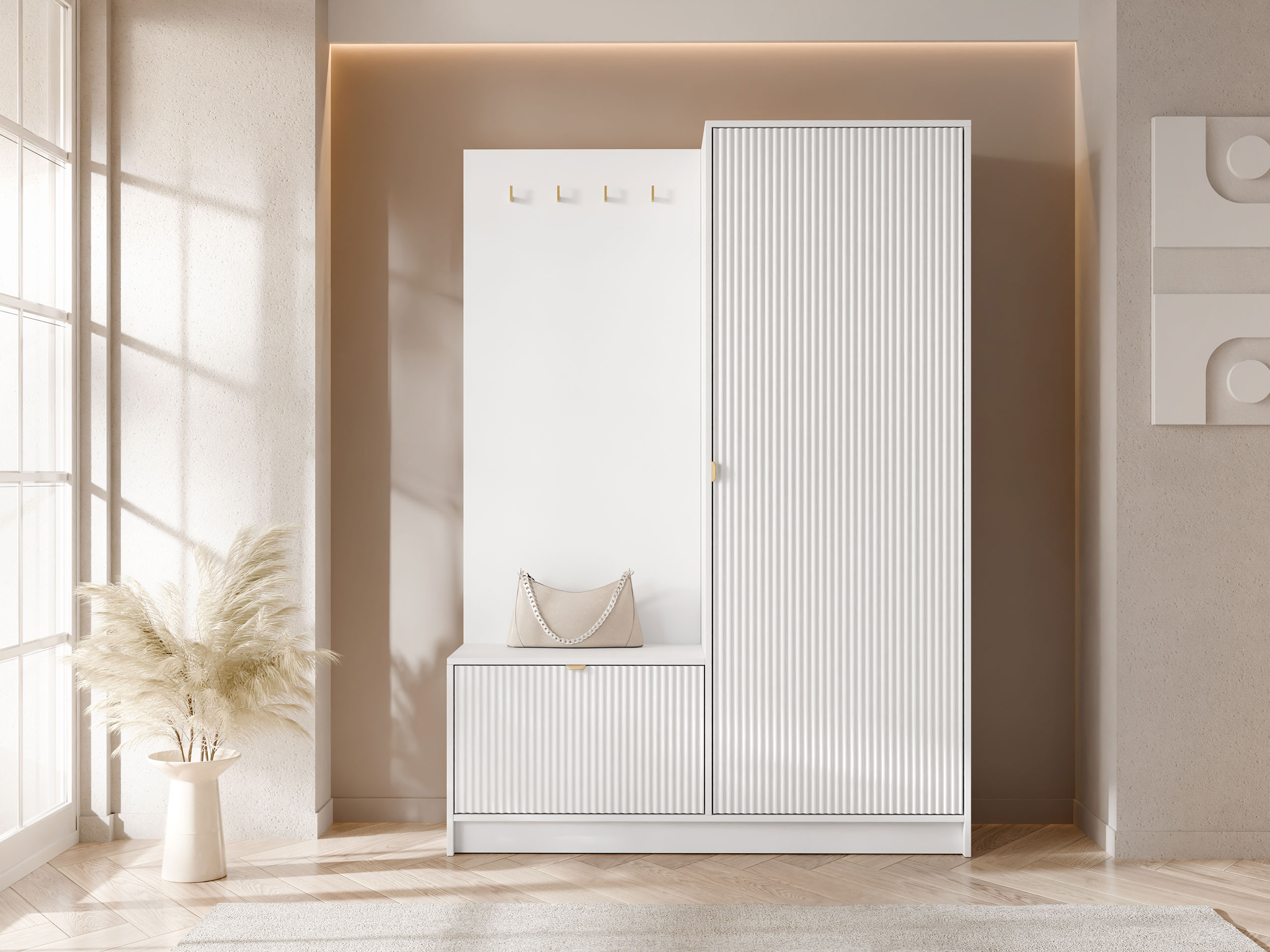 Set de hol Comfivo Papilio (Alb)