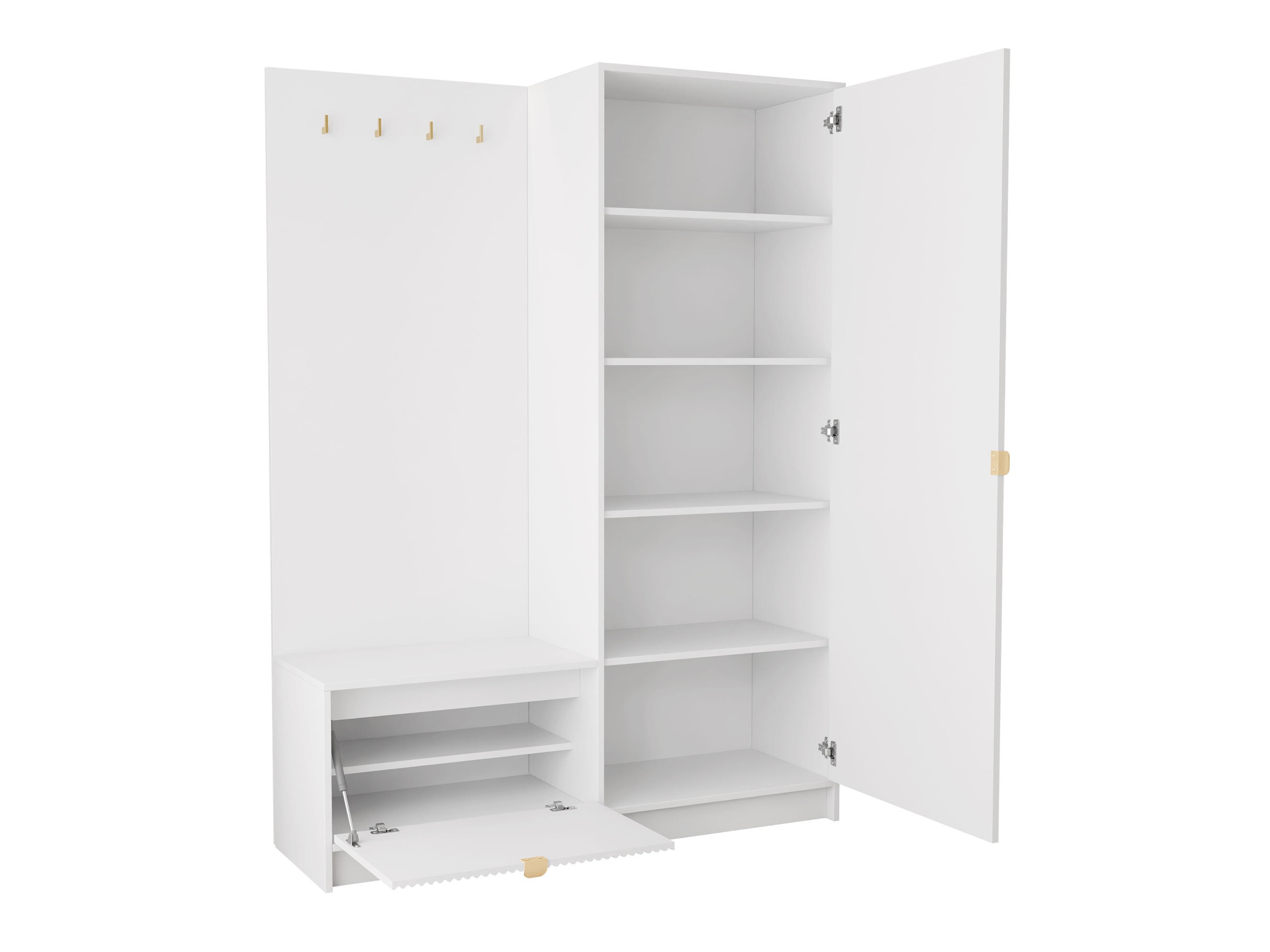 Set de hol Comfivo Papilio (Alb)