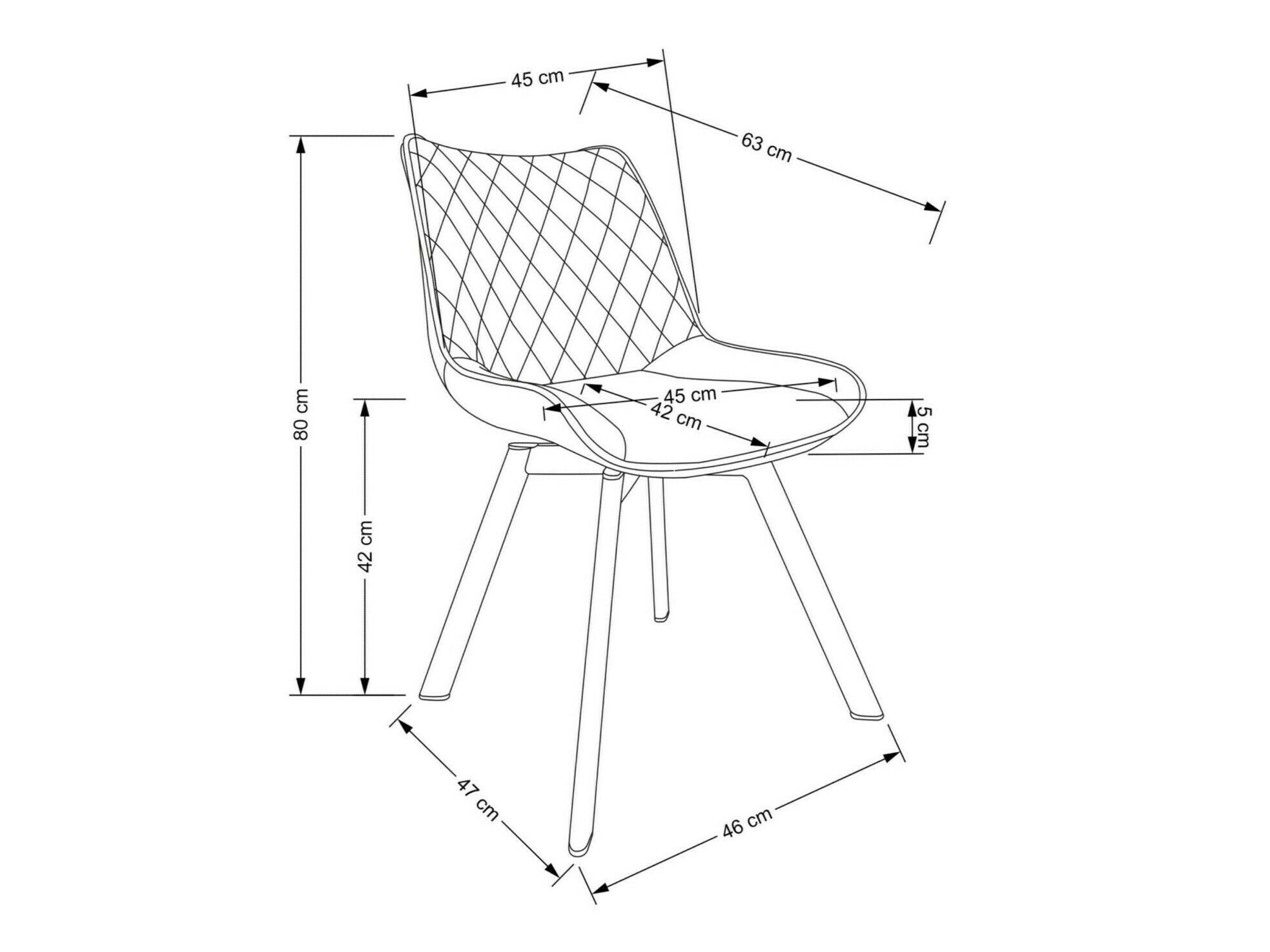 Scaun Houston 1442 (Bluvel 30)