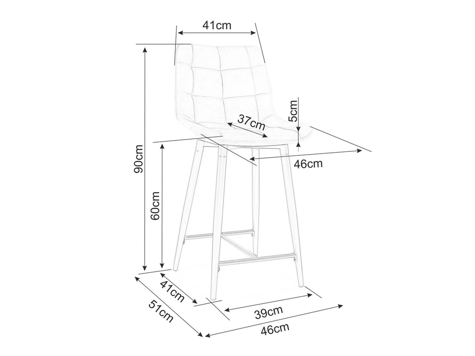Scaun de bar SR11868
