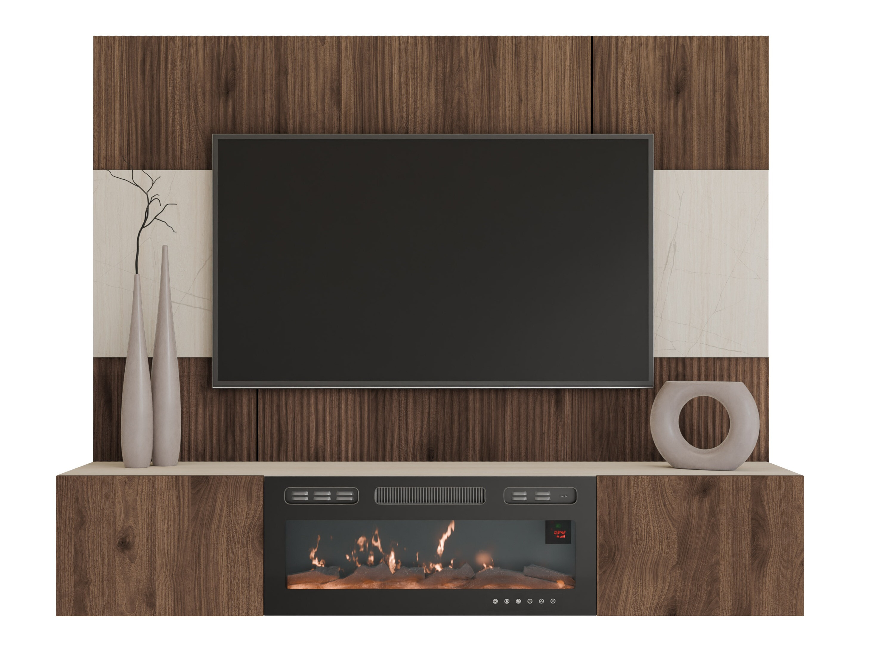 Set de living Comfivo Salix VII (Nuc + Deschis Travertine)