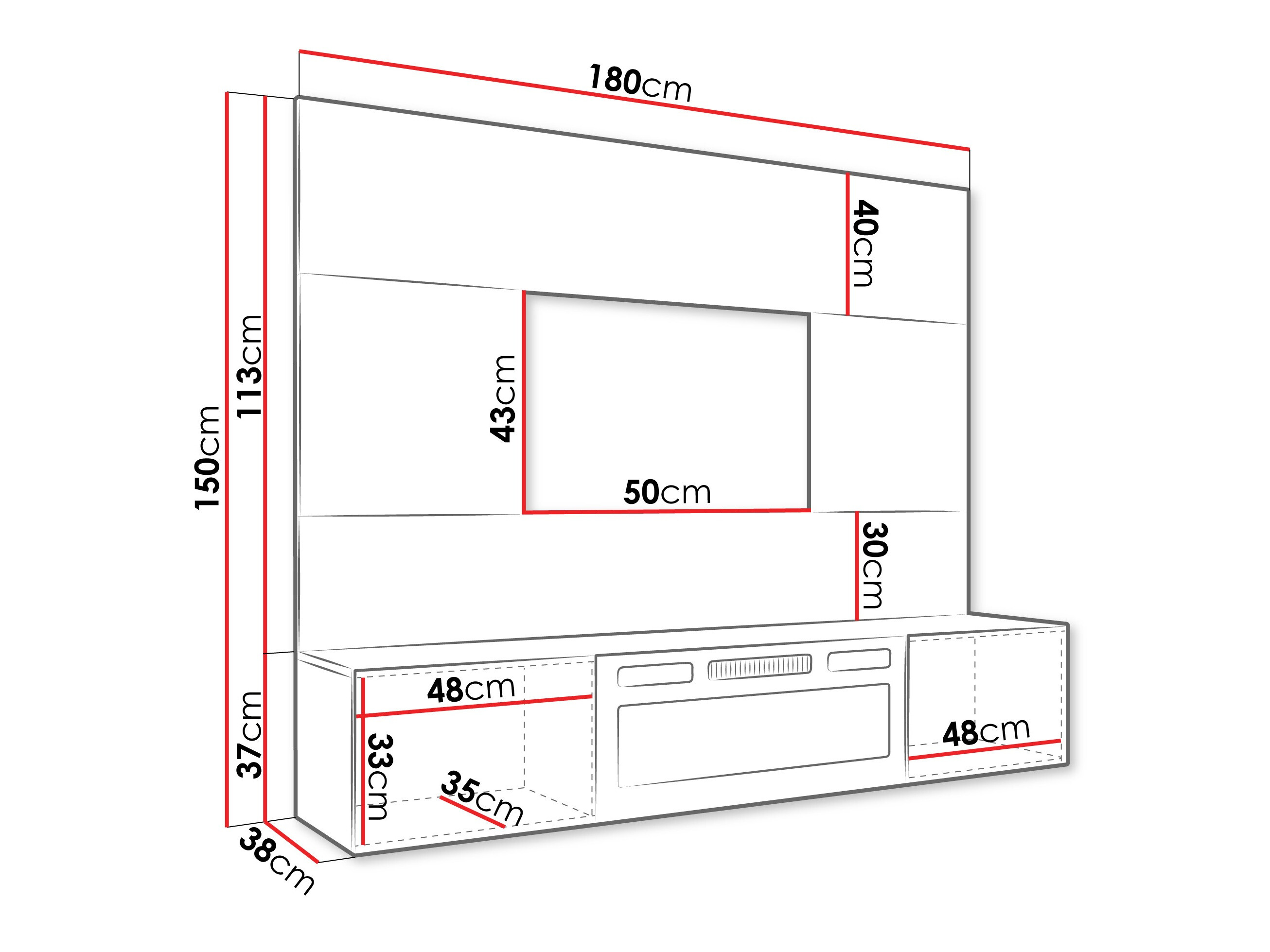 Set de living Comfivo Salix VII (Nuc + Deschis Travertine)