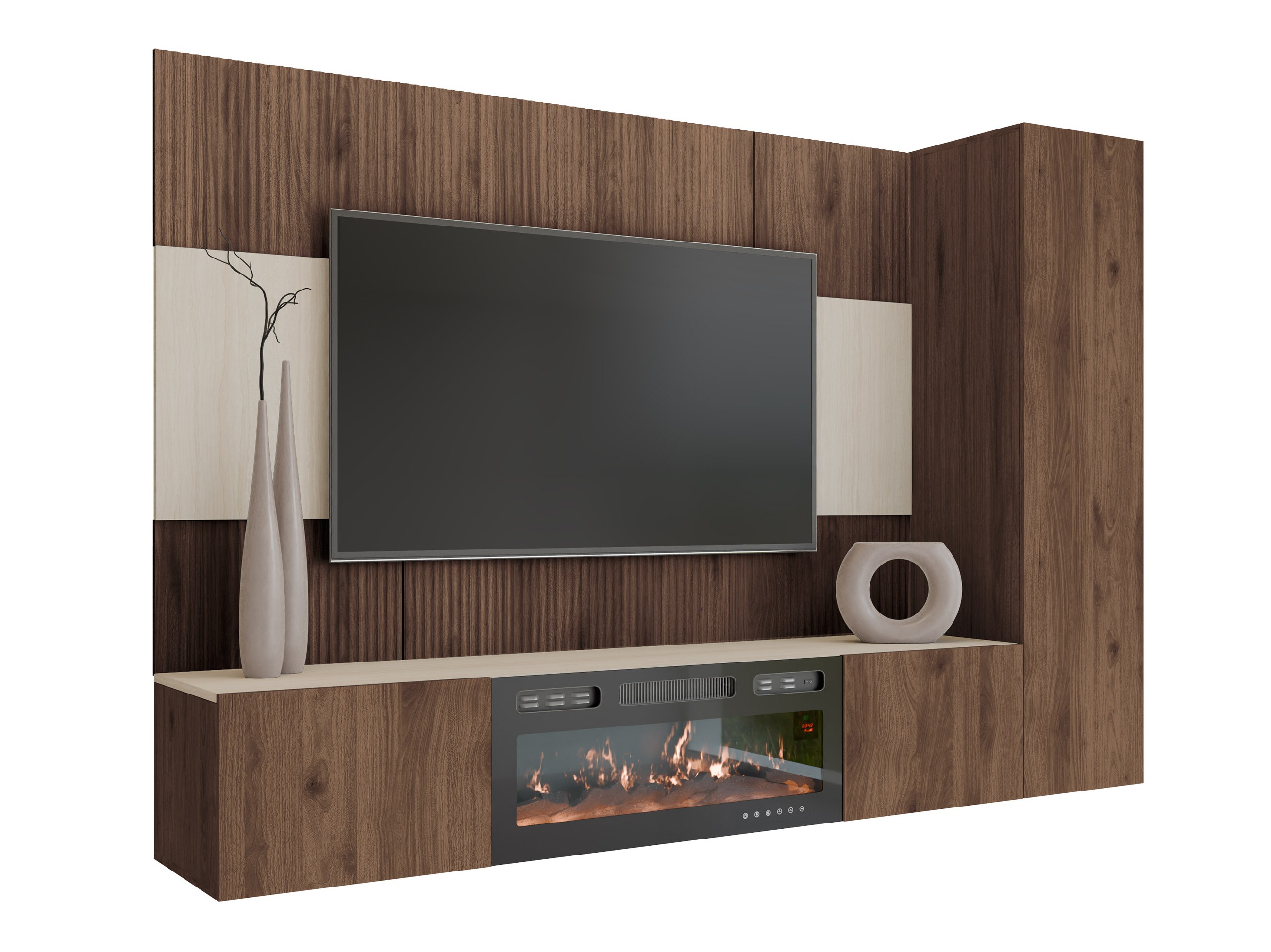 Set de living Comfivo Salix IX (Nuc + Deschis Travertine)