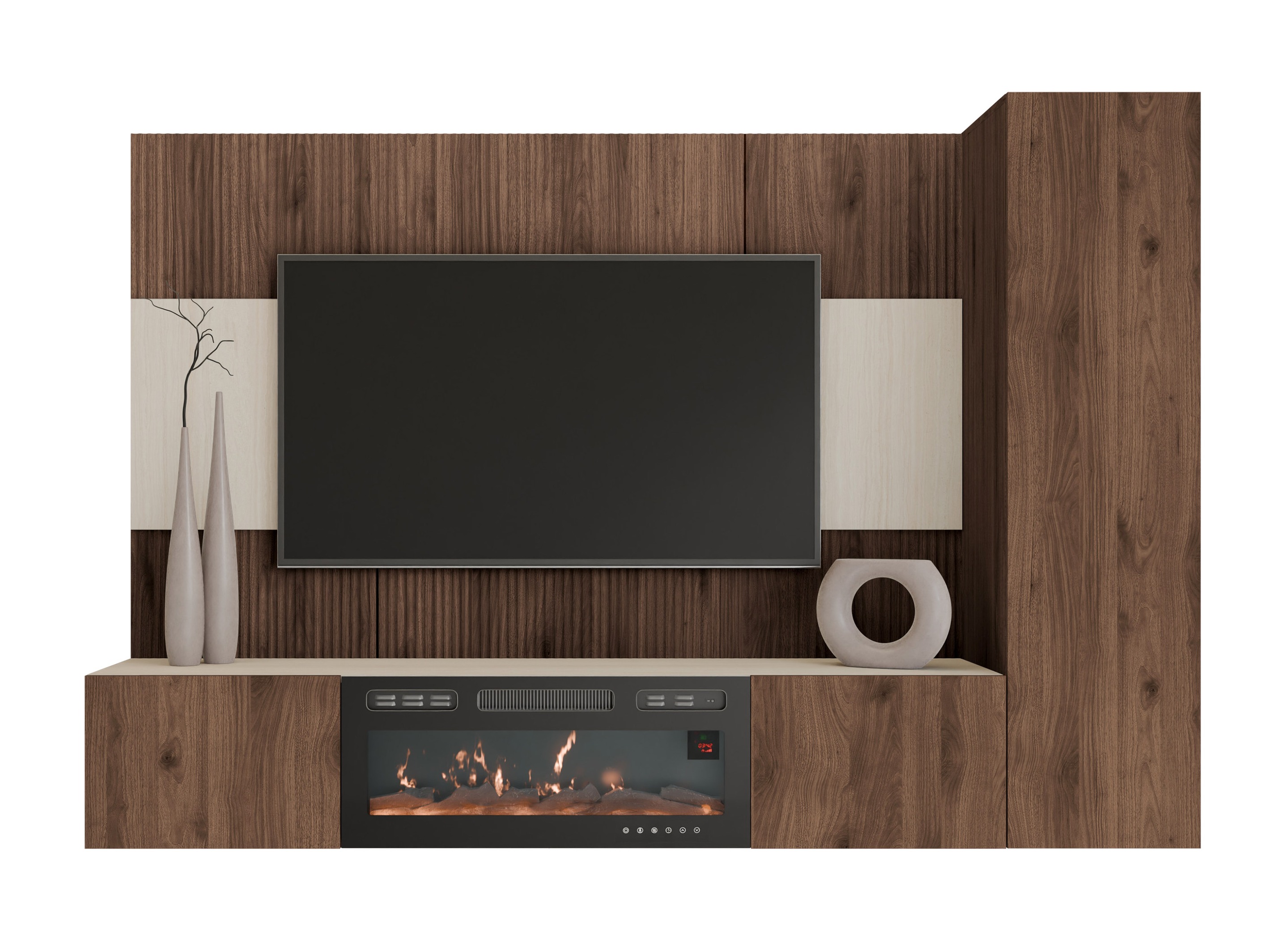 Set de living Comfivo Salix IX (Nuc + Deschis Travertine)