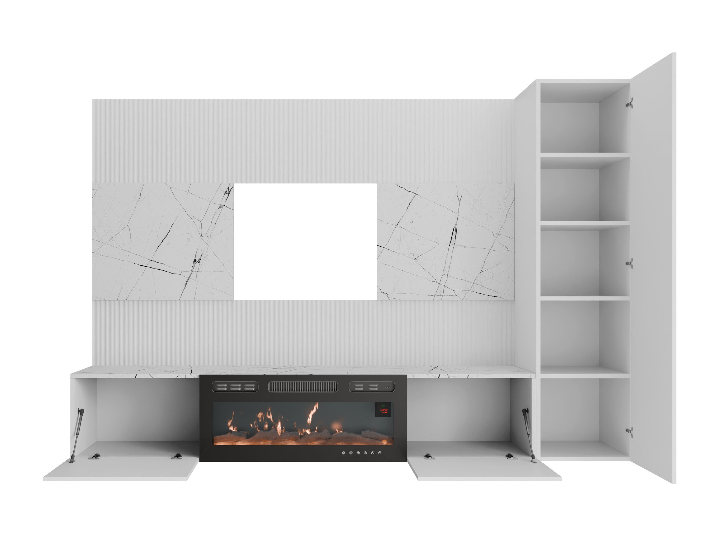 Set de living Comfivo Salix IX (Nuc + Deschis Travertine)