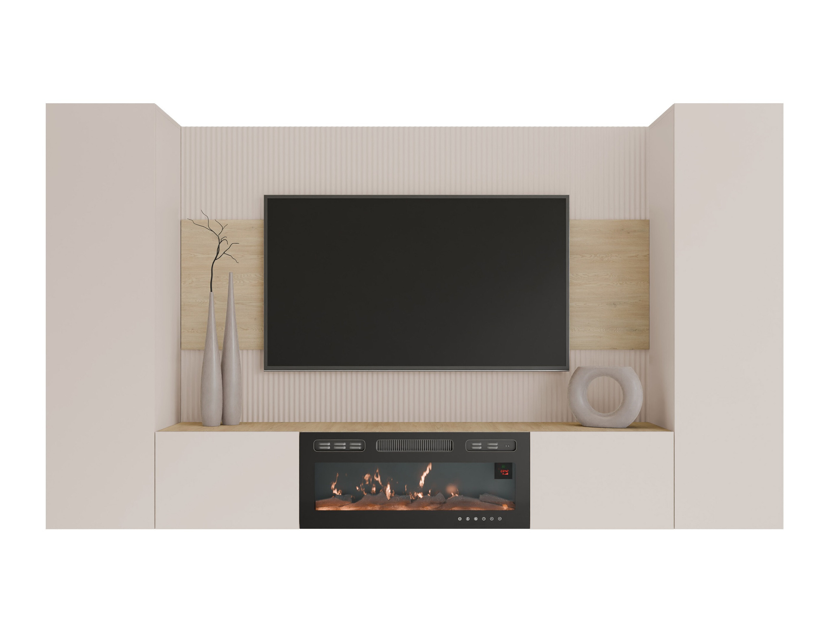 Set de living Comfivo Salix VIII (Bej + Stejar Cremona)