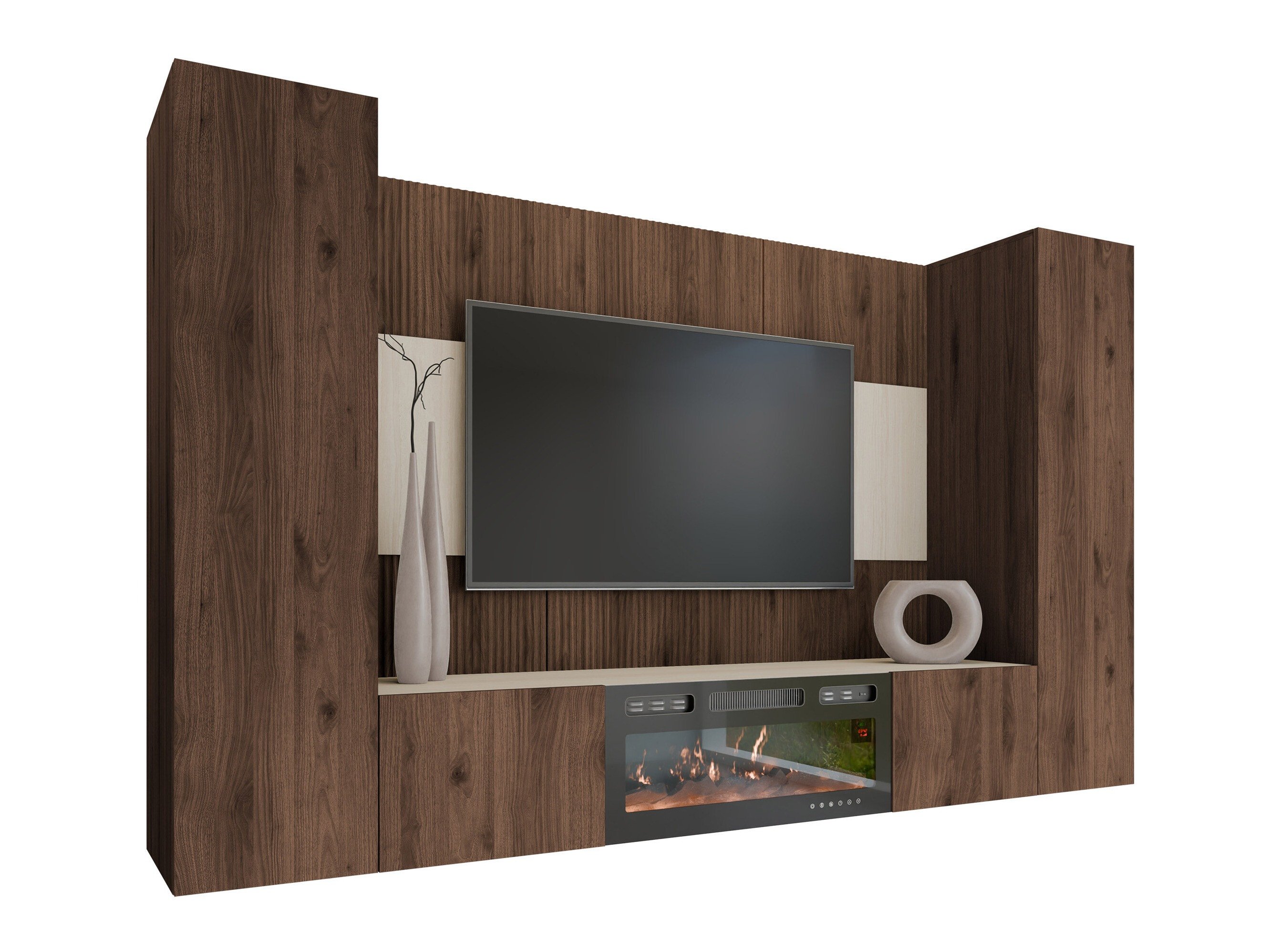 Set de living Comfivo Salix VIII (Nuc + Deschis Travertine)