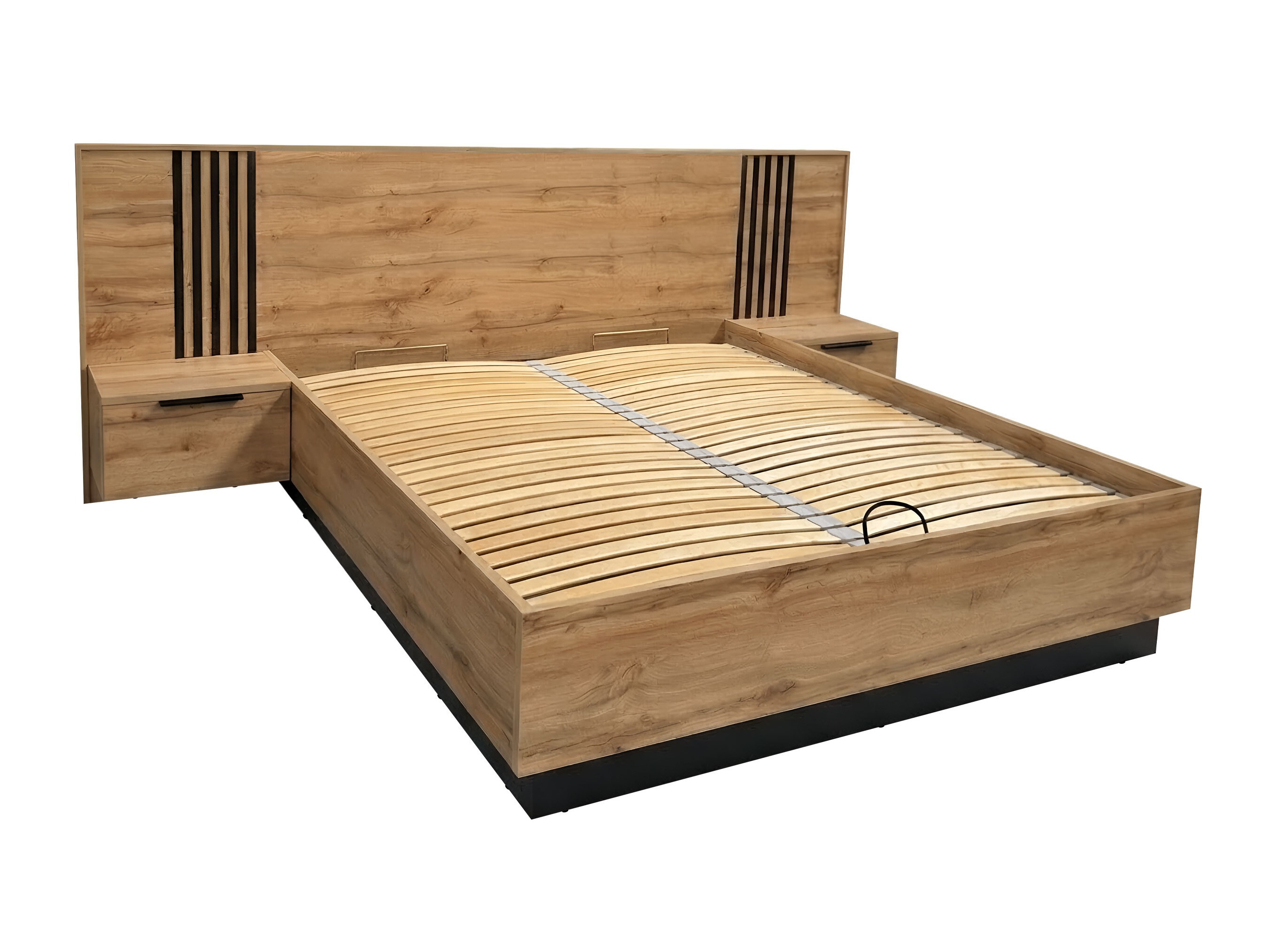 Set dormitor Collis (Stejar Wotan + Alb)