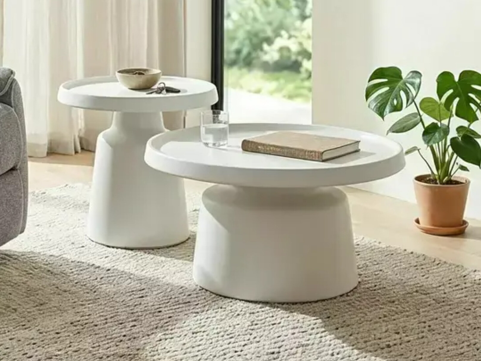 Set de măsuțe de cafea Detroit 721 (Alb)
