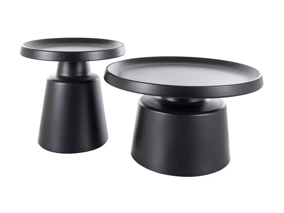 Set de măsuțe de cafea Detroit 721 (Negru)