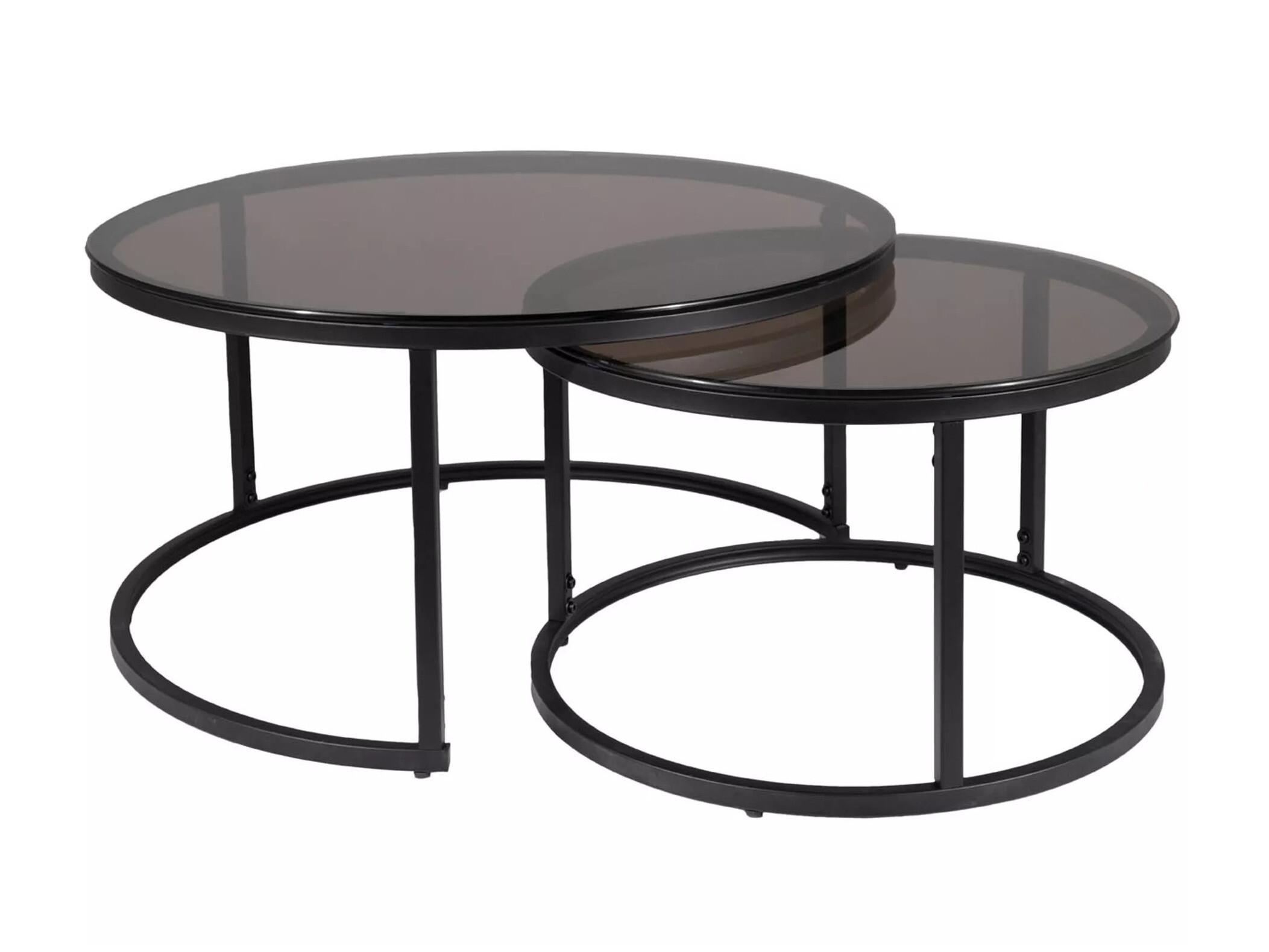 Set de măsuțe de cafea Detroit 607 (Negru)