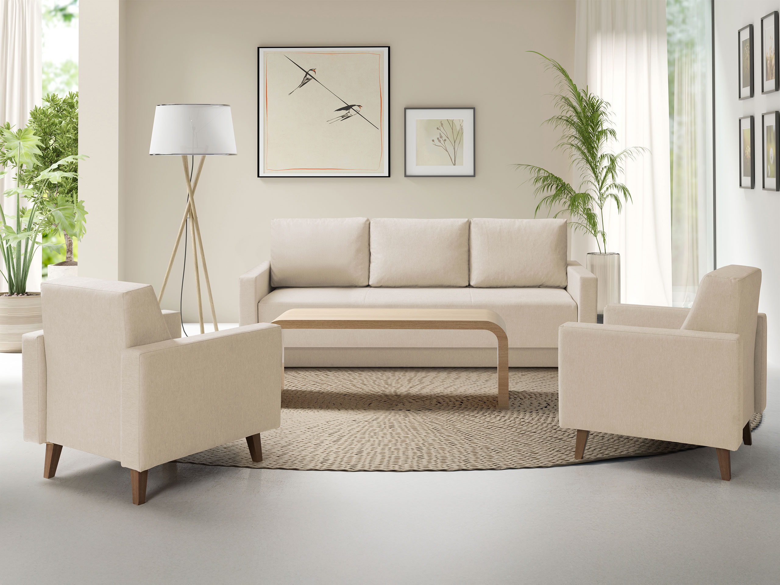 Set mobilier tapițat Delbene 133 (Verita 03)