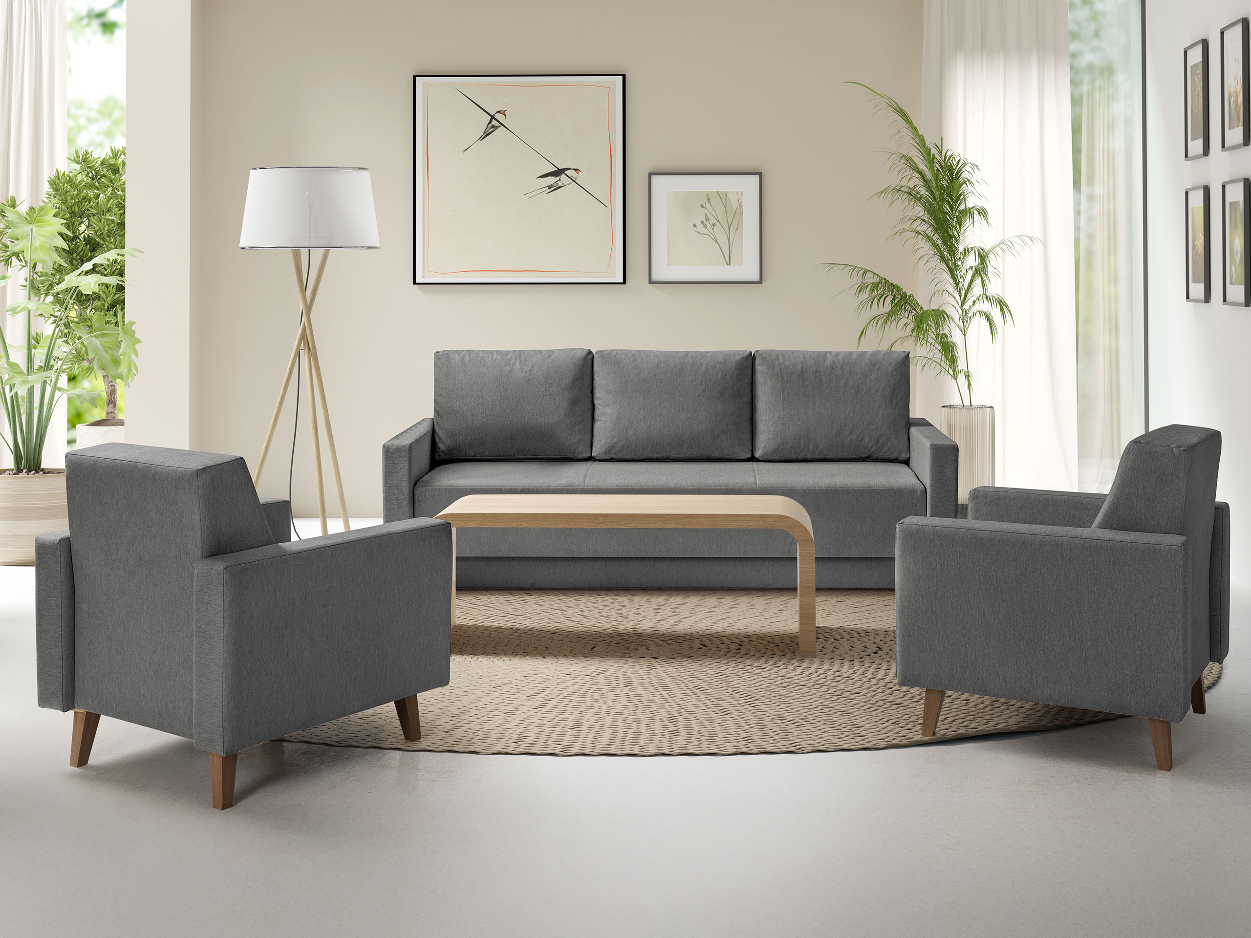 Set mobilier tapițat Delbene 133 (Verita 88)