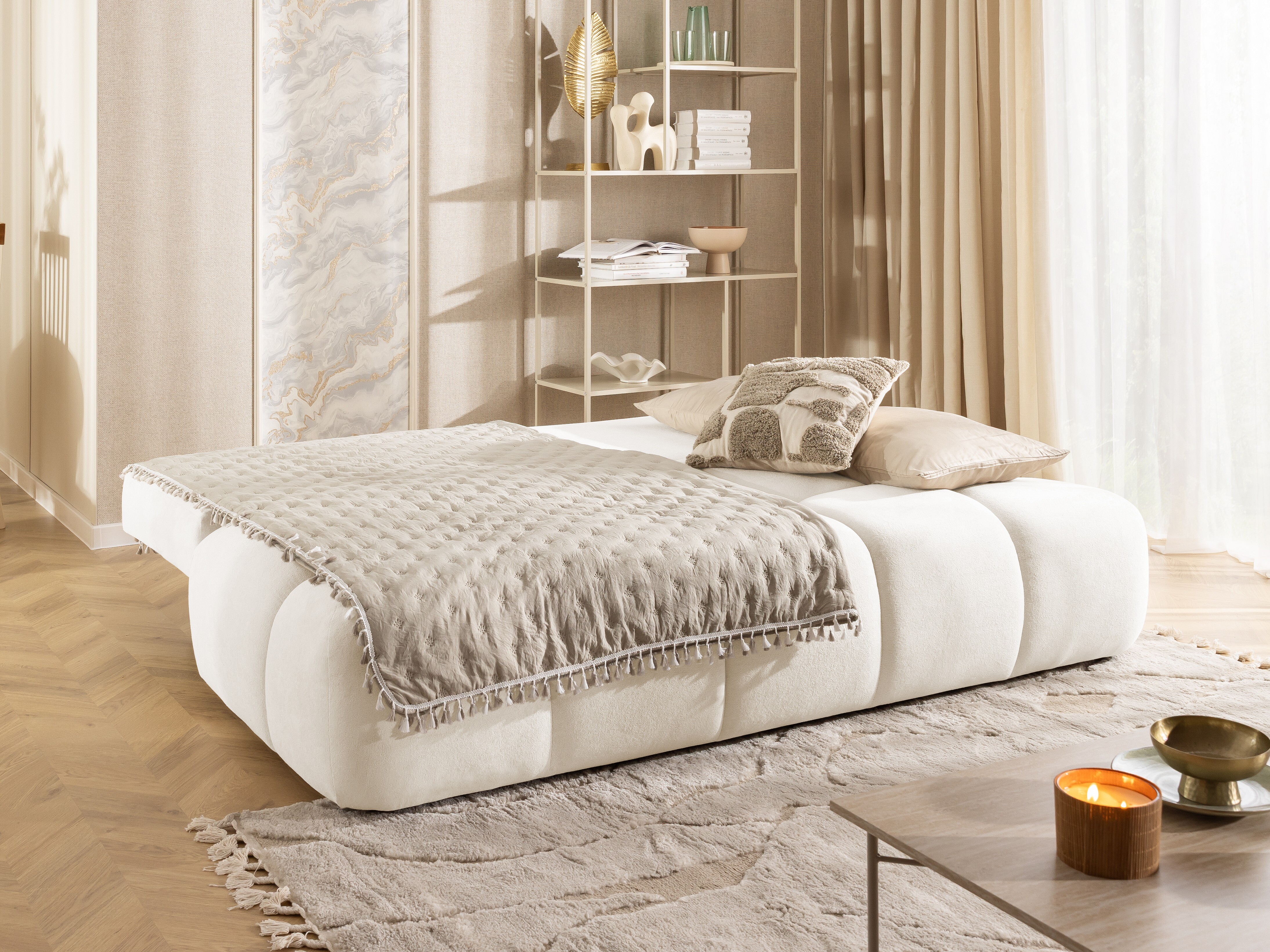 Canapea extensibilă Rocklin 203 (Soft Plush 01)