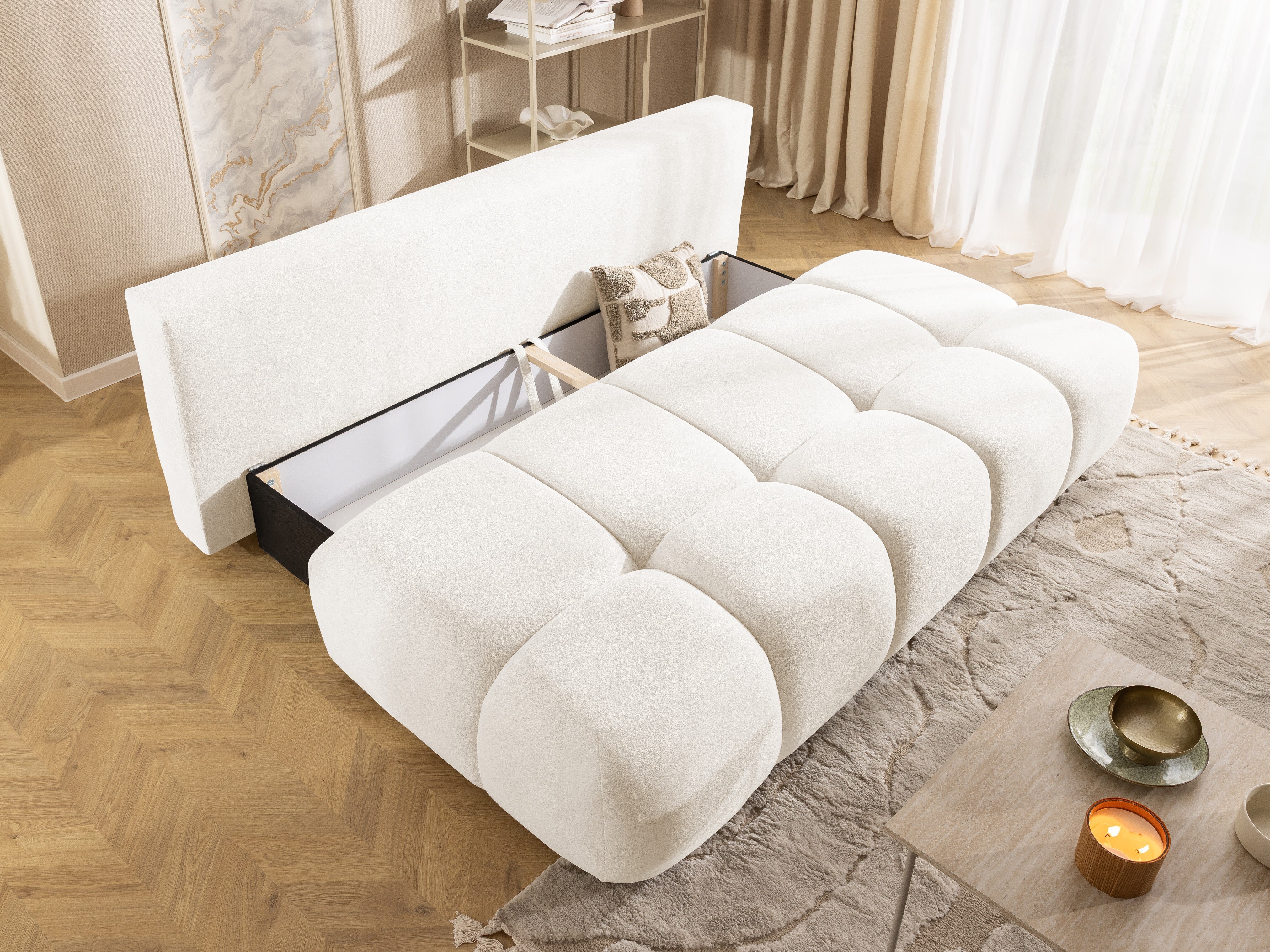 Canapea extensibilă Rocklin 203 (Soft Plush 01)