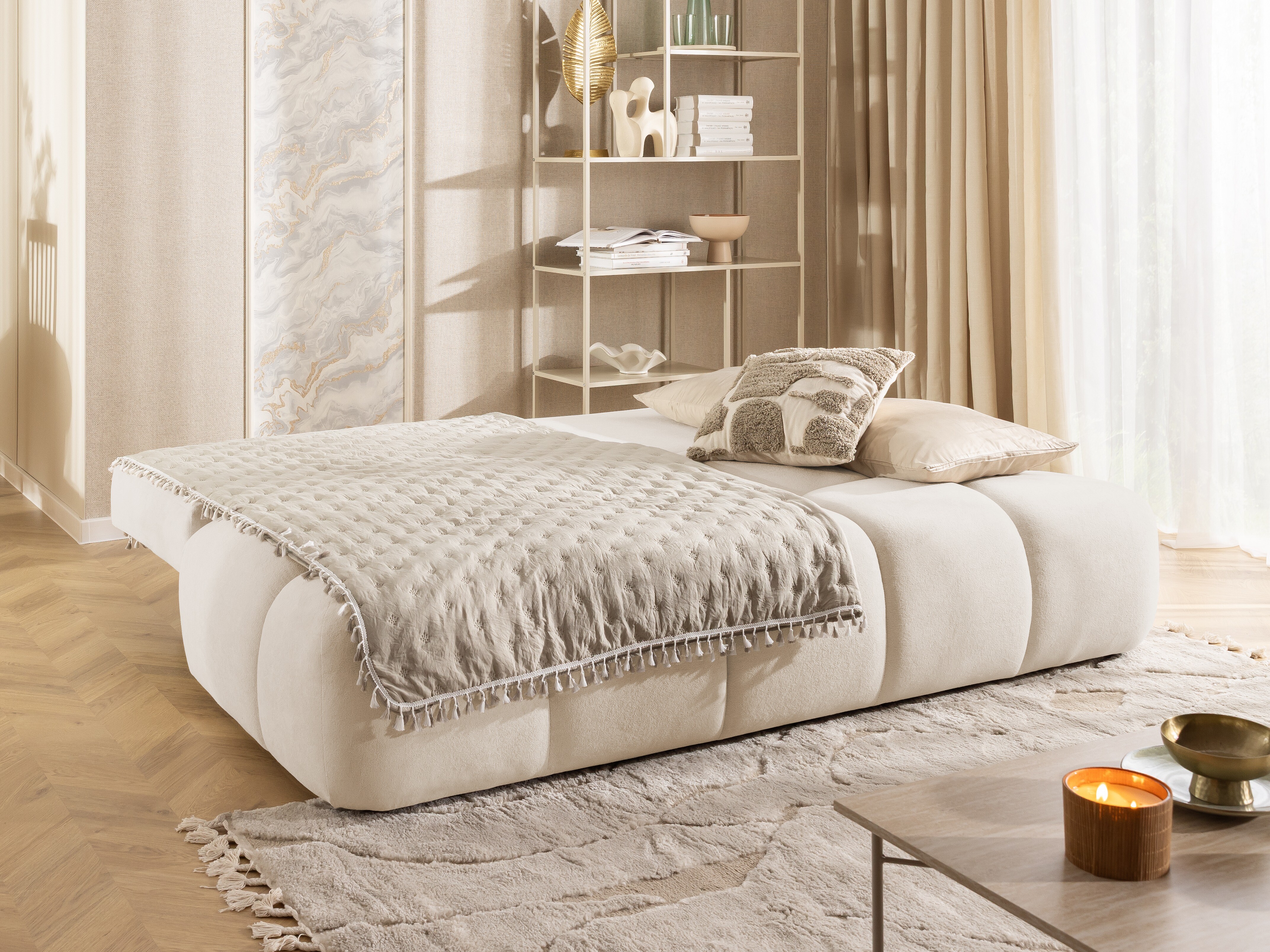 Canapea extensibilă Rocklin 203 (Soft Plush 02)